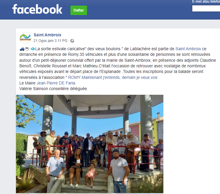 SORTIE CARITATIVE  ROMY