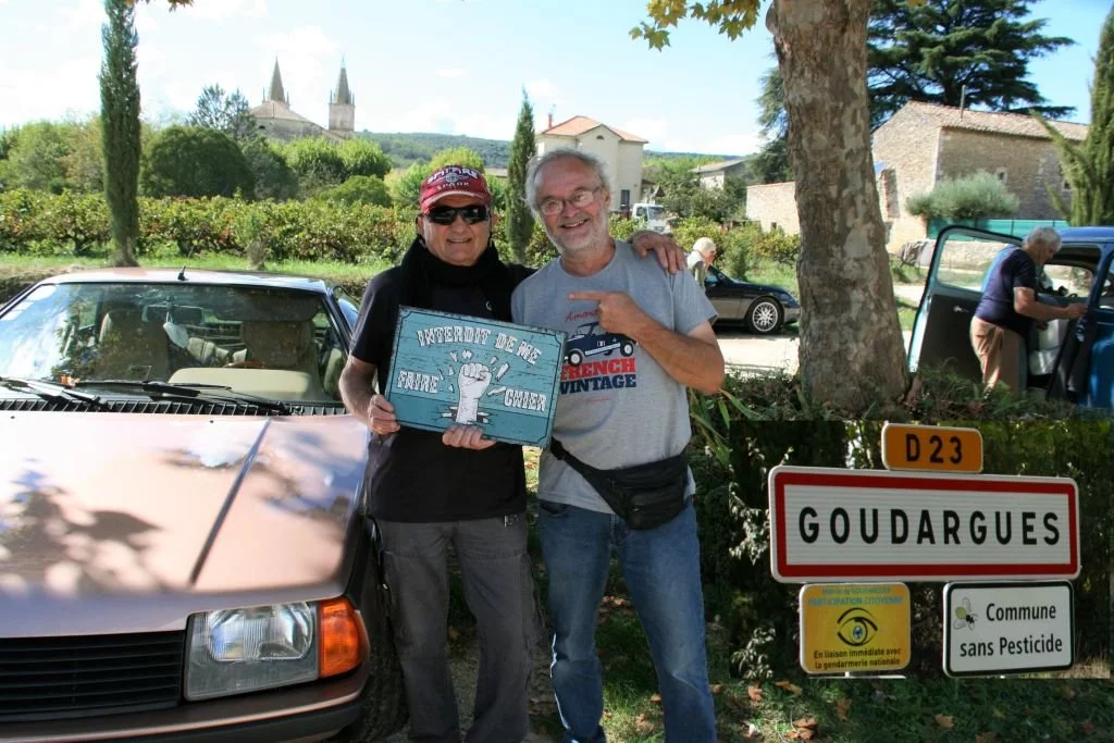 VISITE DE GOUDARGUES LA PETITE VENISE GARDOISE SUR L’INVITATION DE NOS AMIS ET PARTENAIRE LES VIEILLES SOUPAPES GROSPIERROISES