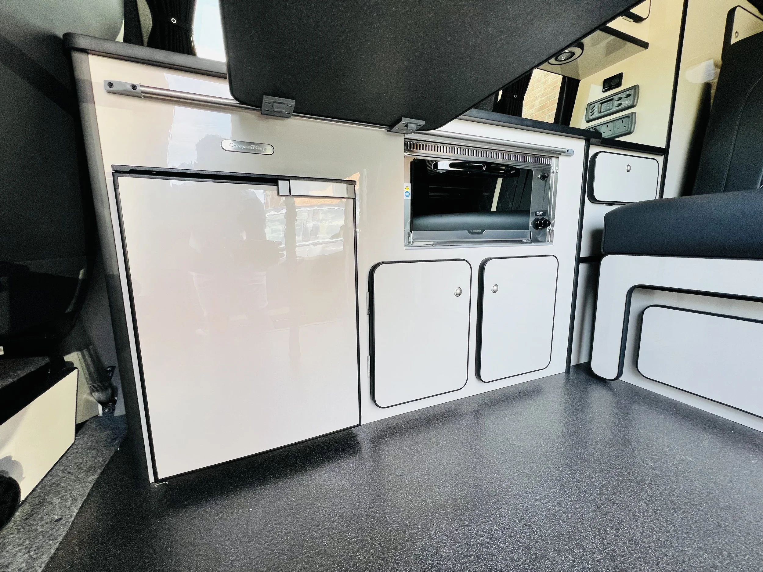 VW T6.1 Campervan Fridge Habitation Area