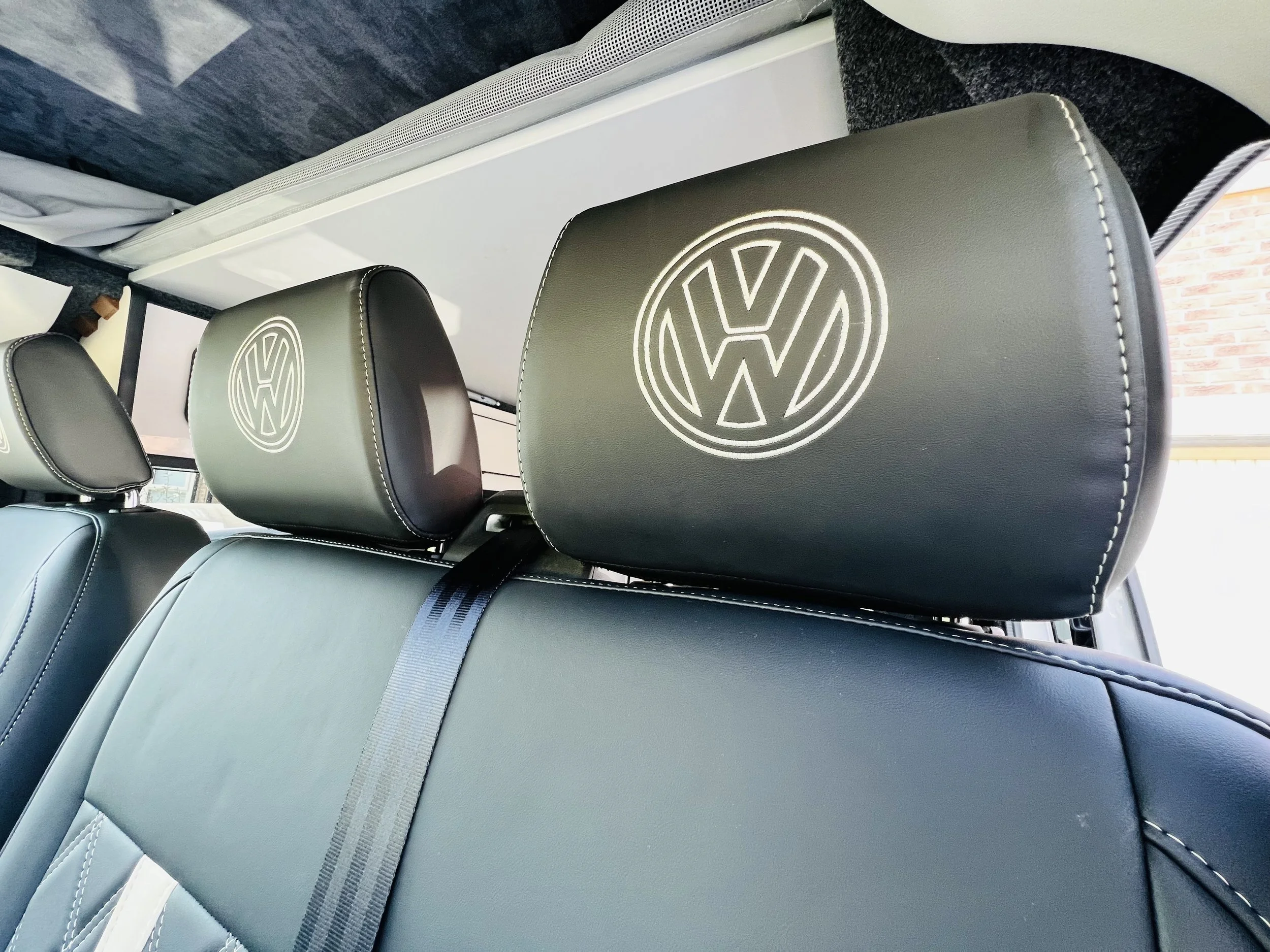 VW T6.1 Campervan Front Seats VW Logo