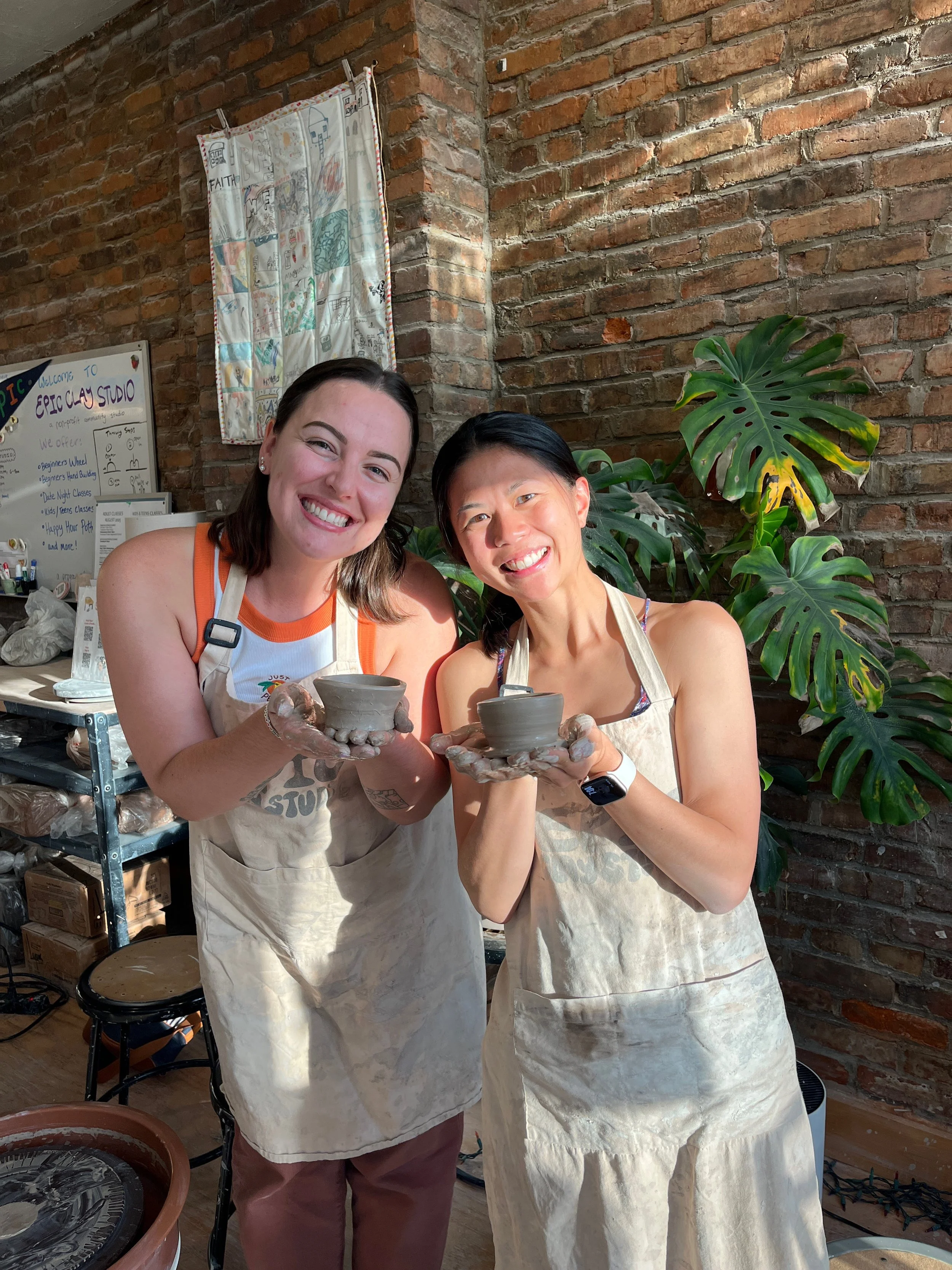 Friday Pottery Happy Hour: Beginner's Wheel or Handbuild 2025