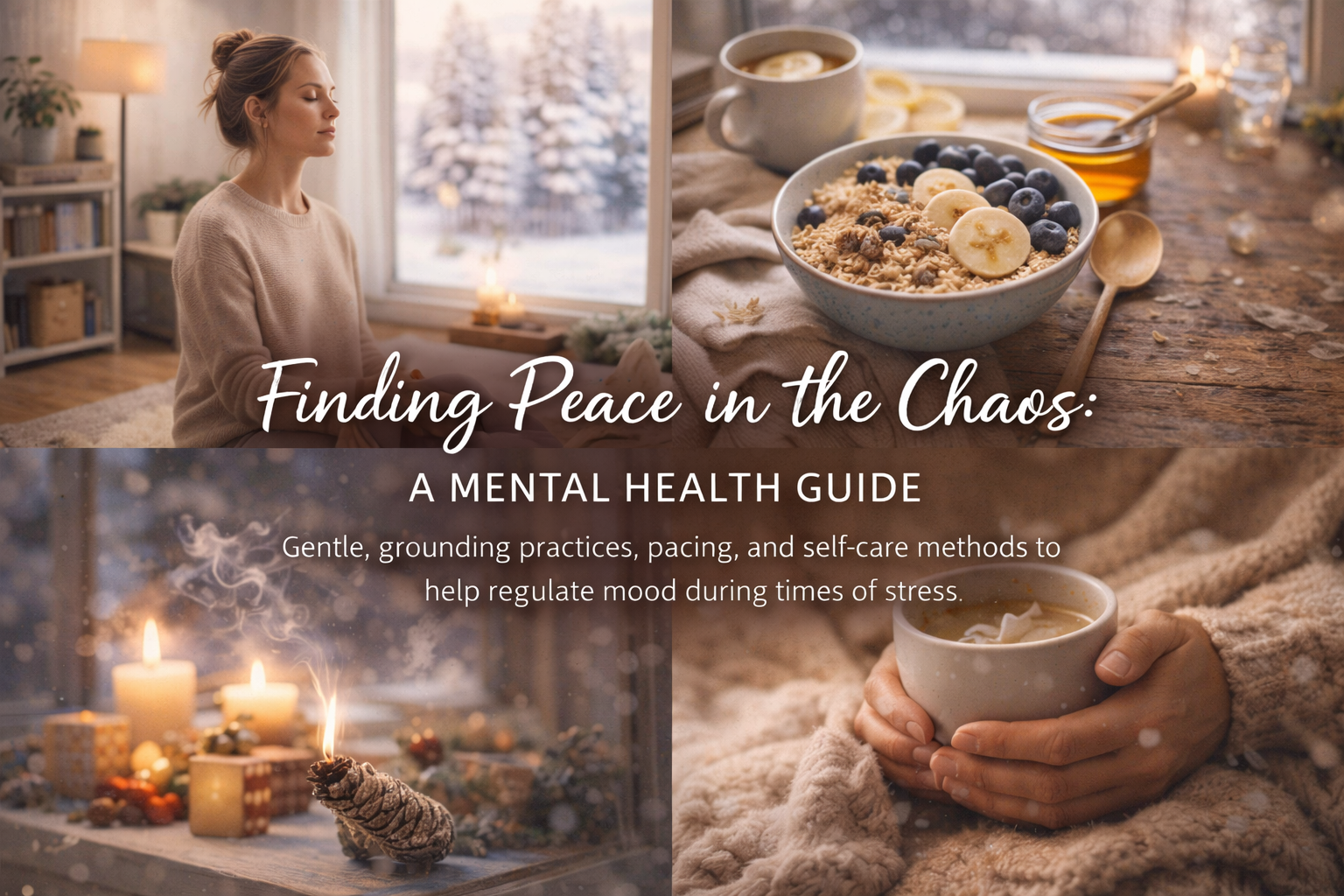 Finding Peace in the Chaos: A Mental Health Guide to Grounding, Pacing, and Self Care