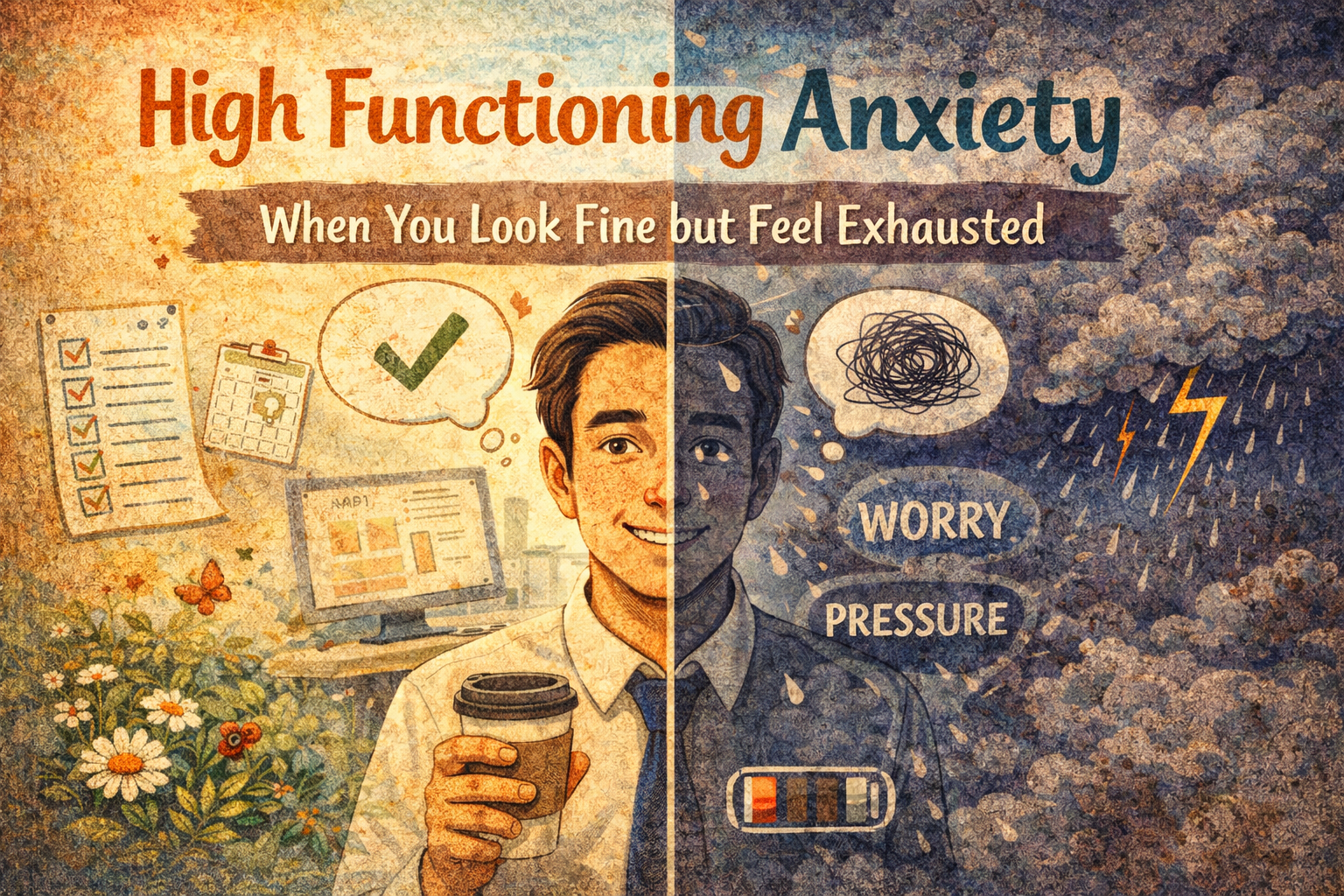 High Functioning Anxiety: When You Look Fine but Feel Exhausted