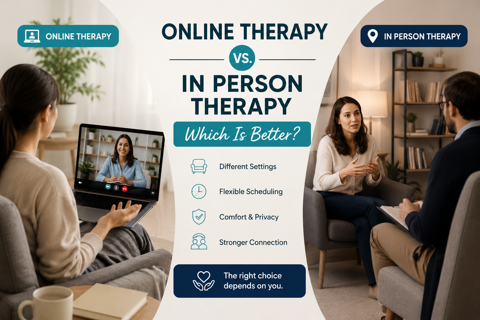 Online Therapy vs. In Person Therapy: Which Is Better?