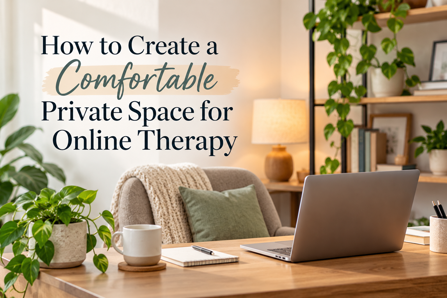 How to Create a Comfortable Private Space for Online Therapy