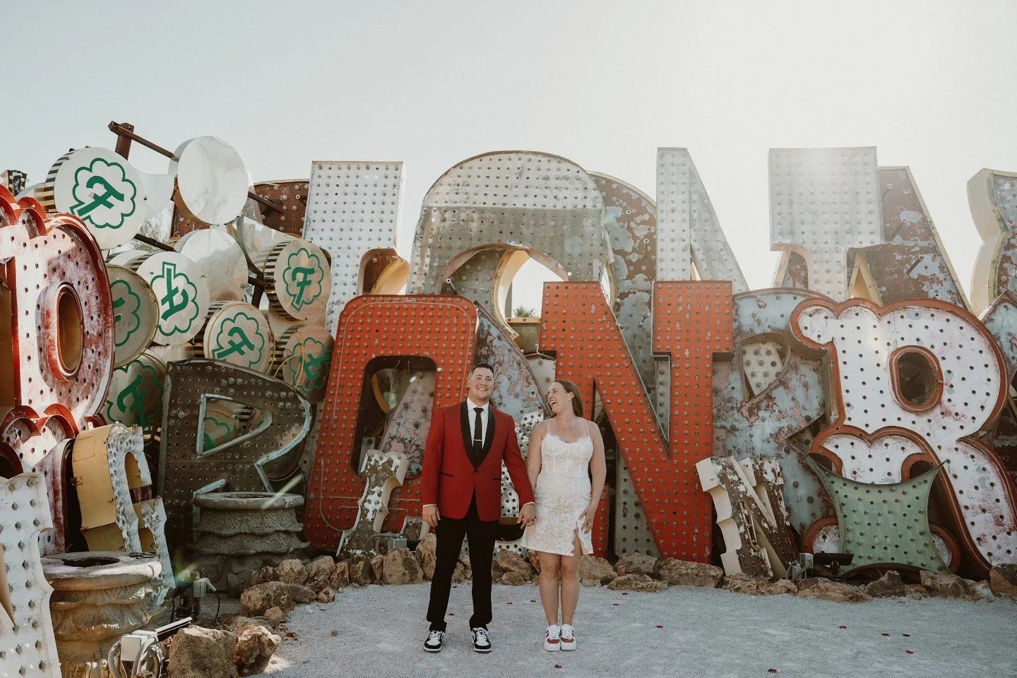Happy anniversary to Kenzie and Michael. One year ago it was super hot and that didn't stop how much fun we had and how much your love shined!
&bull; The Creative Team⁠ &bull;
Kick Ass Couple: Kenzie + Michael
Planning + Permits: @rocknromanceelopeme