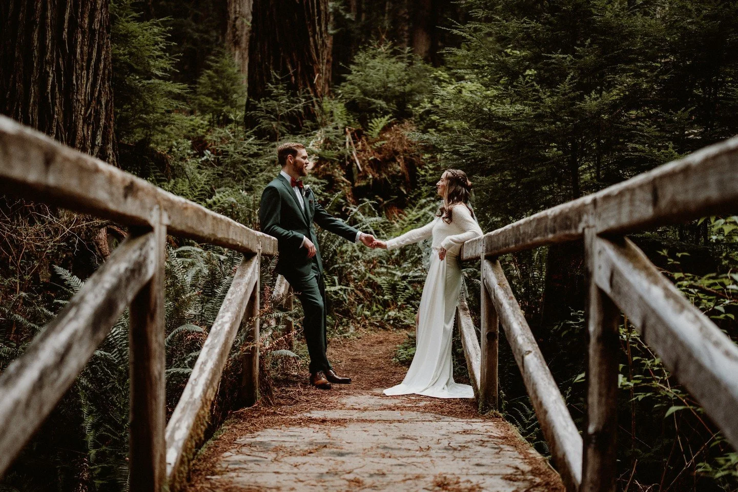 Can I post every photo from Allison and Mack's Redwoods elopement?
&bull; The Creative Team &bull;⁠
Lovely Couple: @allisongould12 + @mackstamper
Allison's Attire: @RadiantBrideCle + Veil: @MeellaOfficial
Mack&rsquo;s Attire: @PursuitYourself
Venue: 
