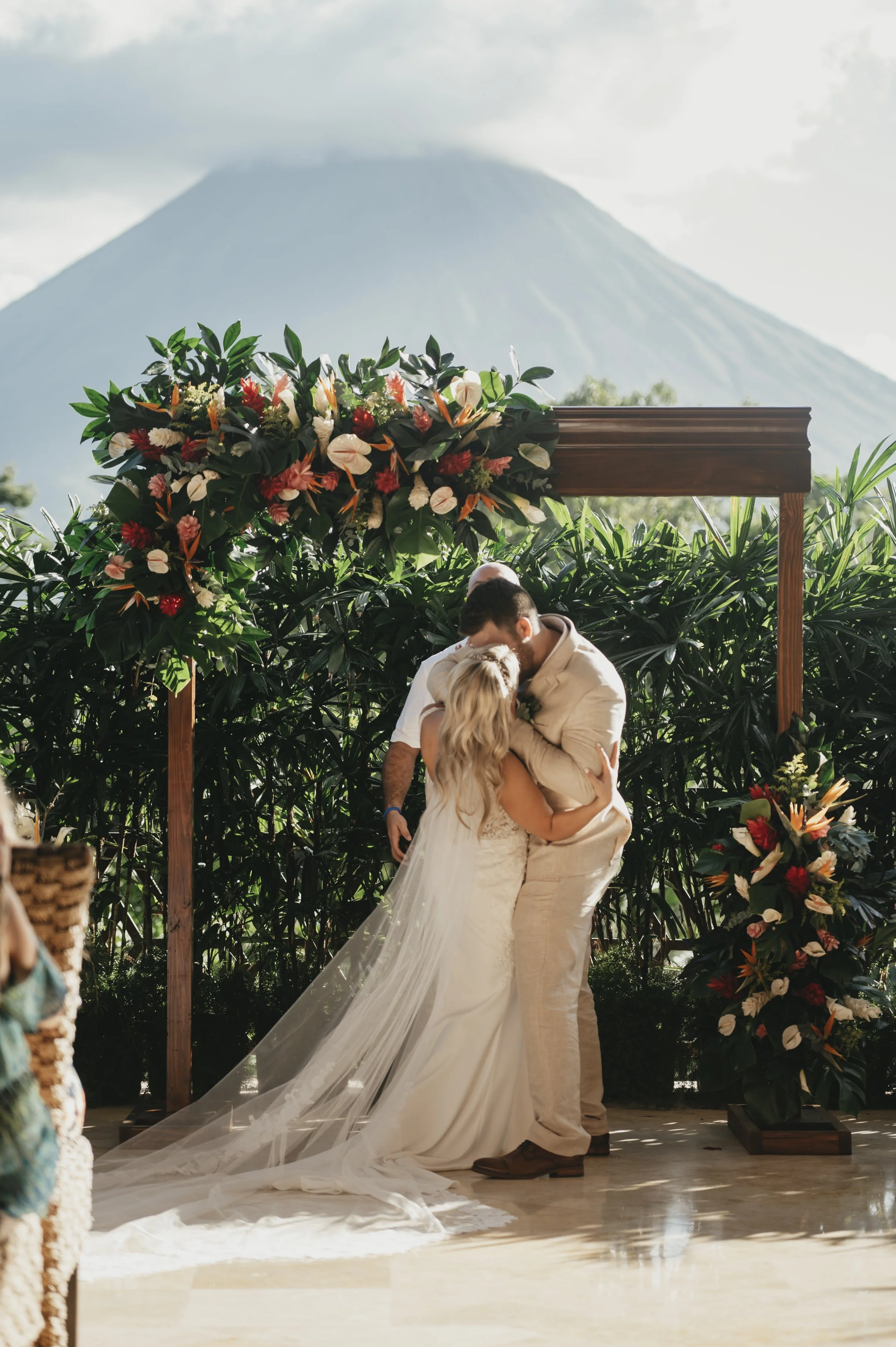 Tropical, intimate ceremony designed for couples seeking simplicity and beauty.