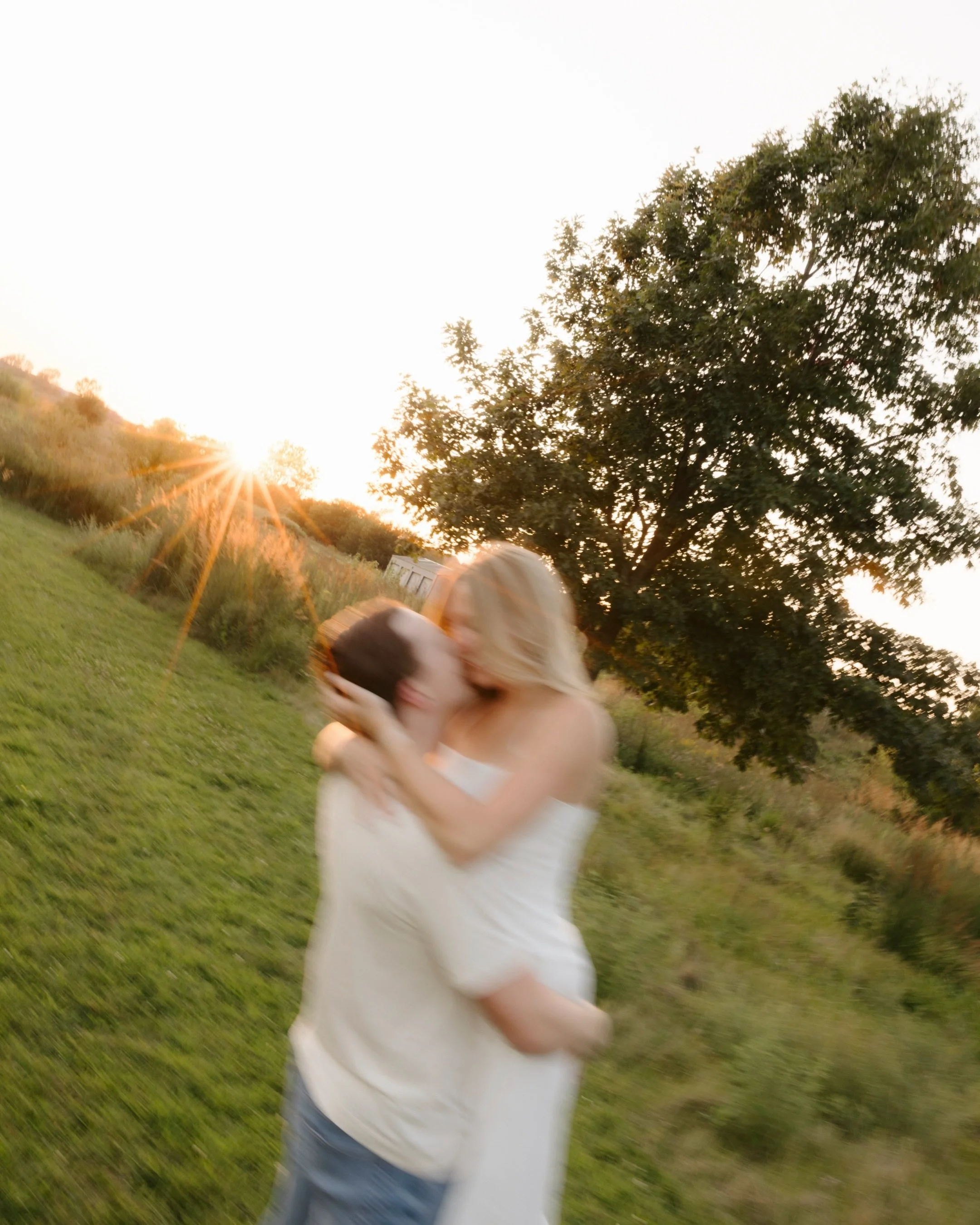 Katie &amp; Logan, aka the cutest sunset lovers🎞️🤎🌾

// lowa wedding, lowa, Wedding trends, Midwest wedding, Midwest, Wedding photographer, lowa wedding photographer, Engagement Session, Engaged, Engagement Photos, Des Moines Wedding, Des Moines, 