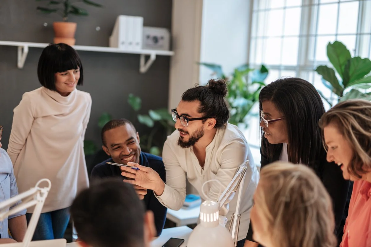 Executive Leaders Discussing Work