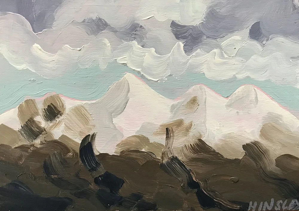 Snow on the Five Sisters ii