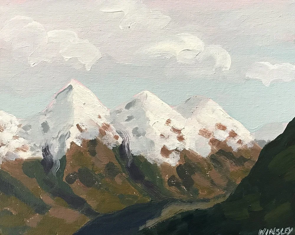 Snow on the Five Sisters