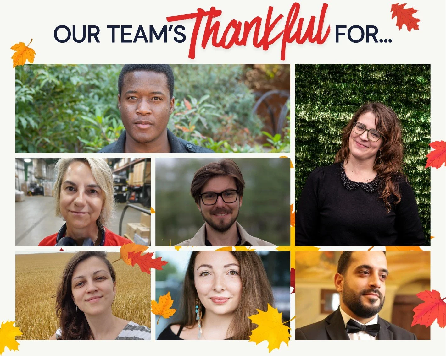 Happy Thanksgiving from all of us at DTCare! 🍁🍒🤗 Today, we&rsquo;re celebrating by sharing what our team members around the world are most grateful for, from helping children receive an education and supporting mental health, to standing together 