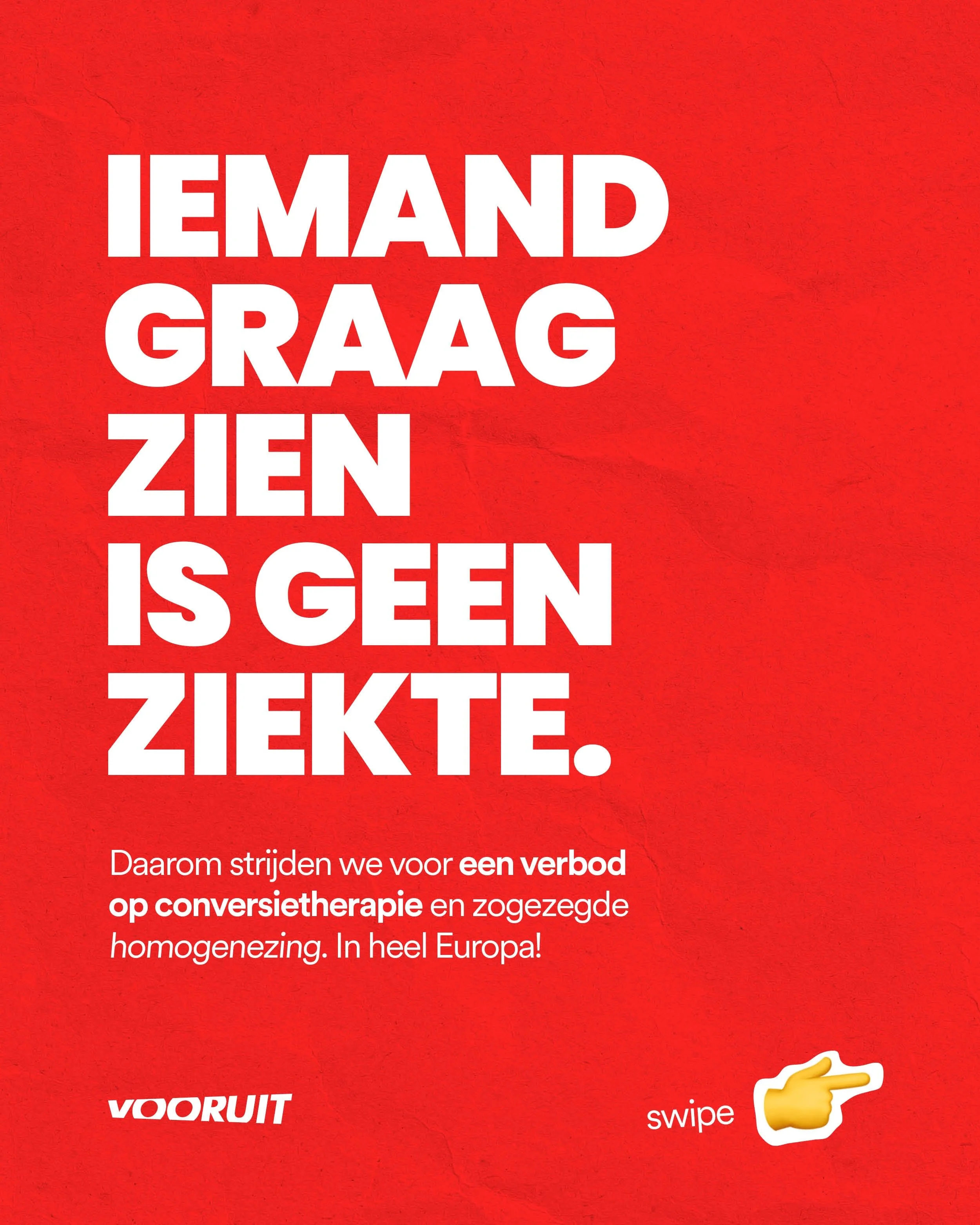 Jezelf zijn is niet het probleem. Conversietherapie is dat wel. En morgen kan de Europese Commissie daar een einde aan maken. 🏳️&zwj;🌈🏳️&zwj;⚧️