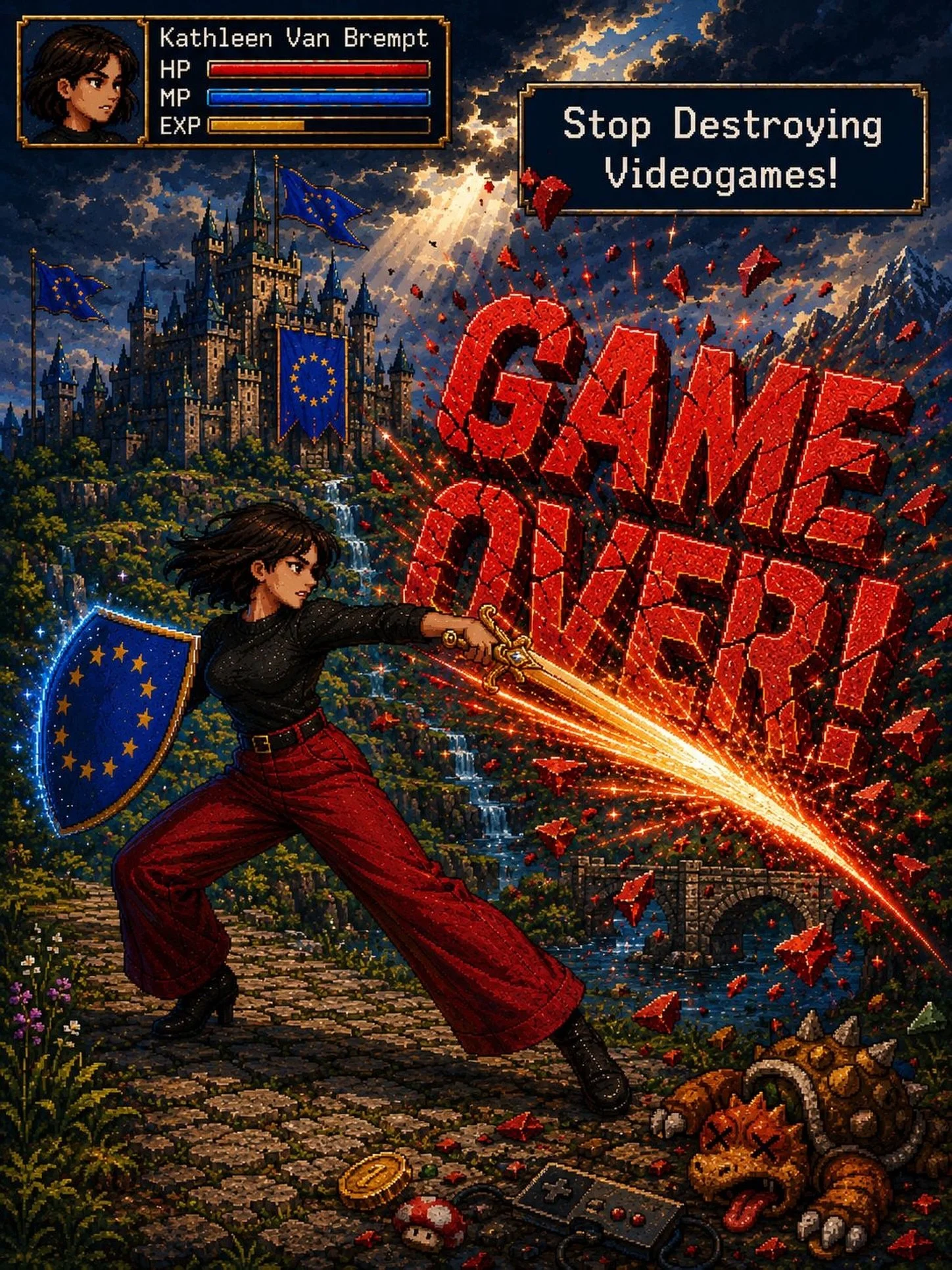 Stop destroying videogames! 🎮 Stel je voor dat je auto plots niet meer start omdat de fabrikant dat van de ene dag op de andere beslist. Klinkt absurd? 

Voor gamers is dit realiteit. 

Via het burgerinitiatief #stopkillinggames vragen 1,3 miljoen m