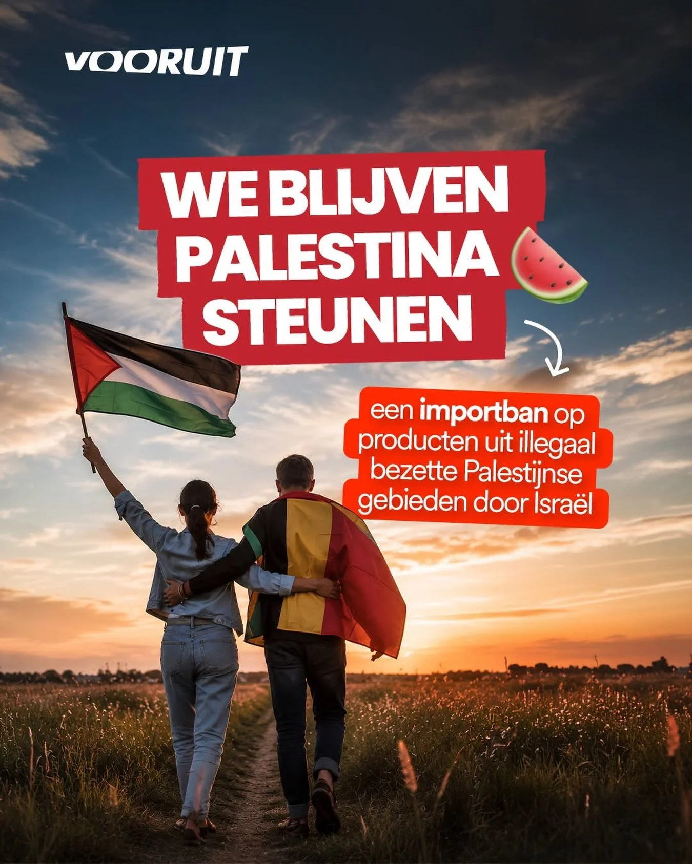 Ons land toont Europees leiderschap met het importverbod op goederen uit de illegale Isra&euml;lische nederzettingen en geeft de andere lidstaten en de Europese Commissie een helder signaal: het kan wel. 🇵🇸

Dat steeds meer lidstaten zelf maatregel