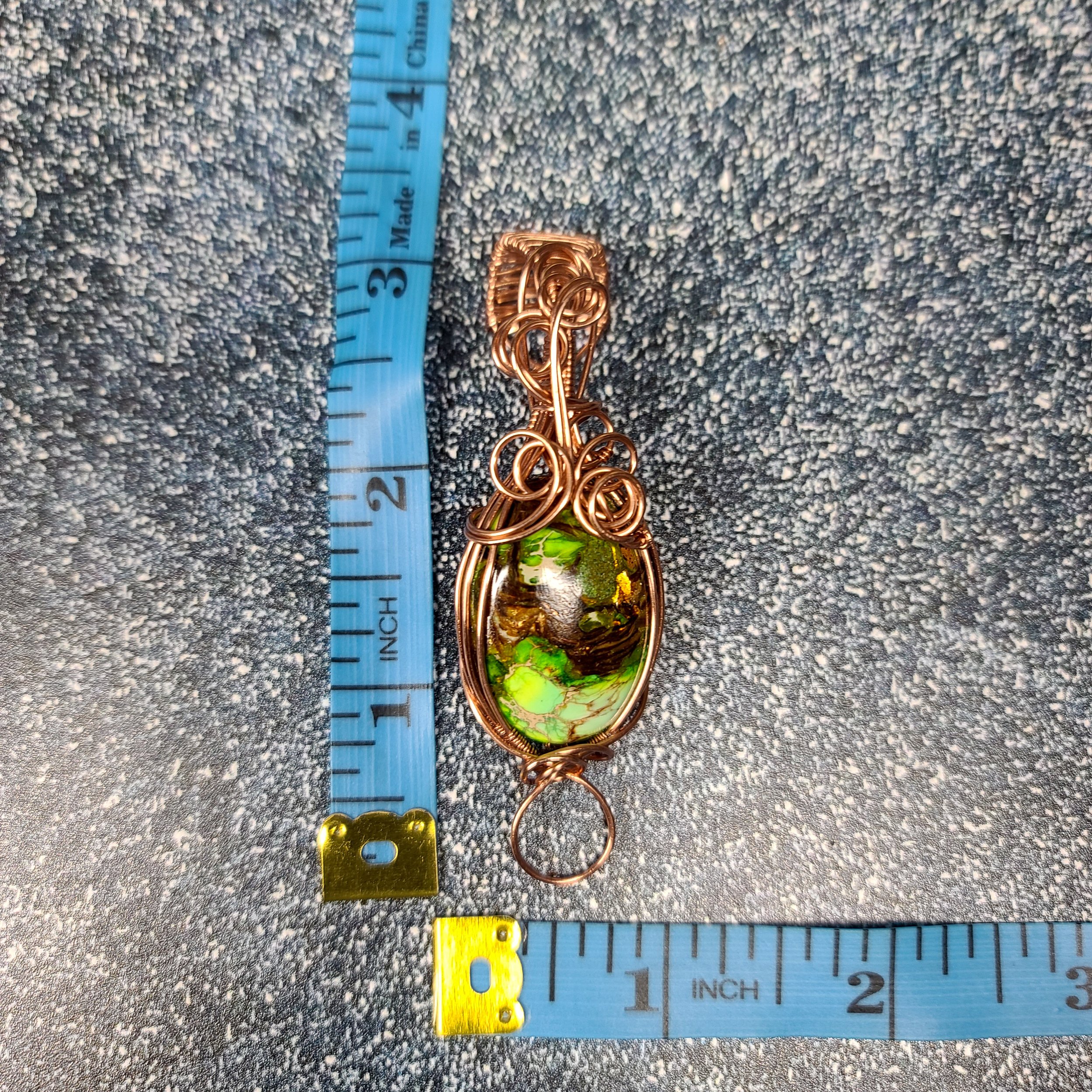 Ulara Moon Impression Jasper Pendant