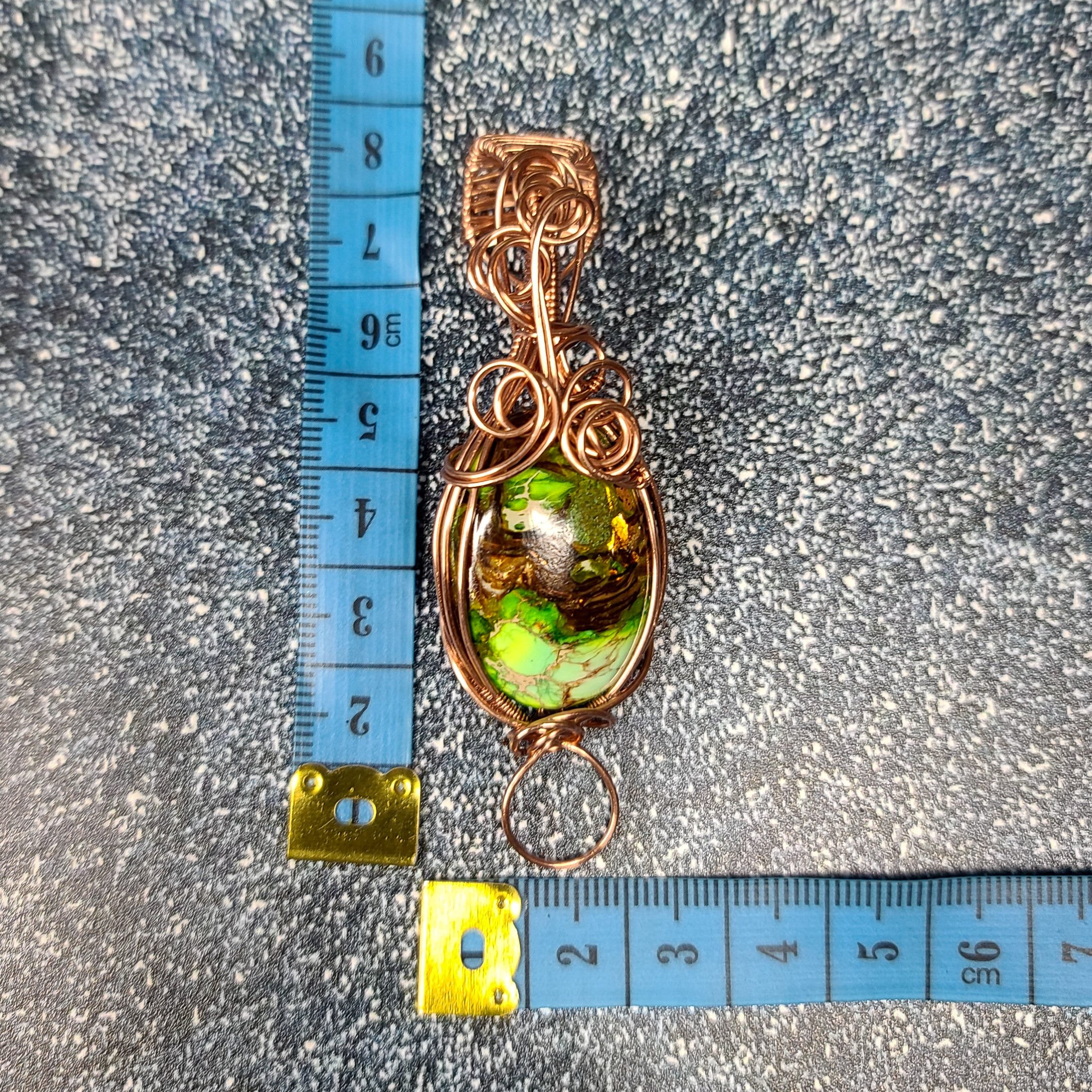 Ulara Moon Impression Jasper Pendant
