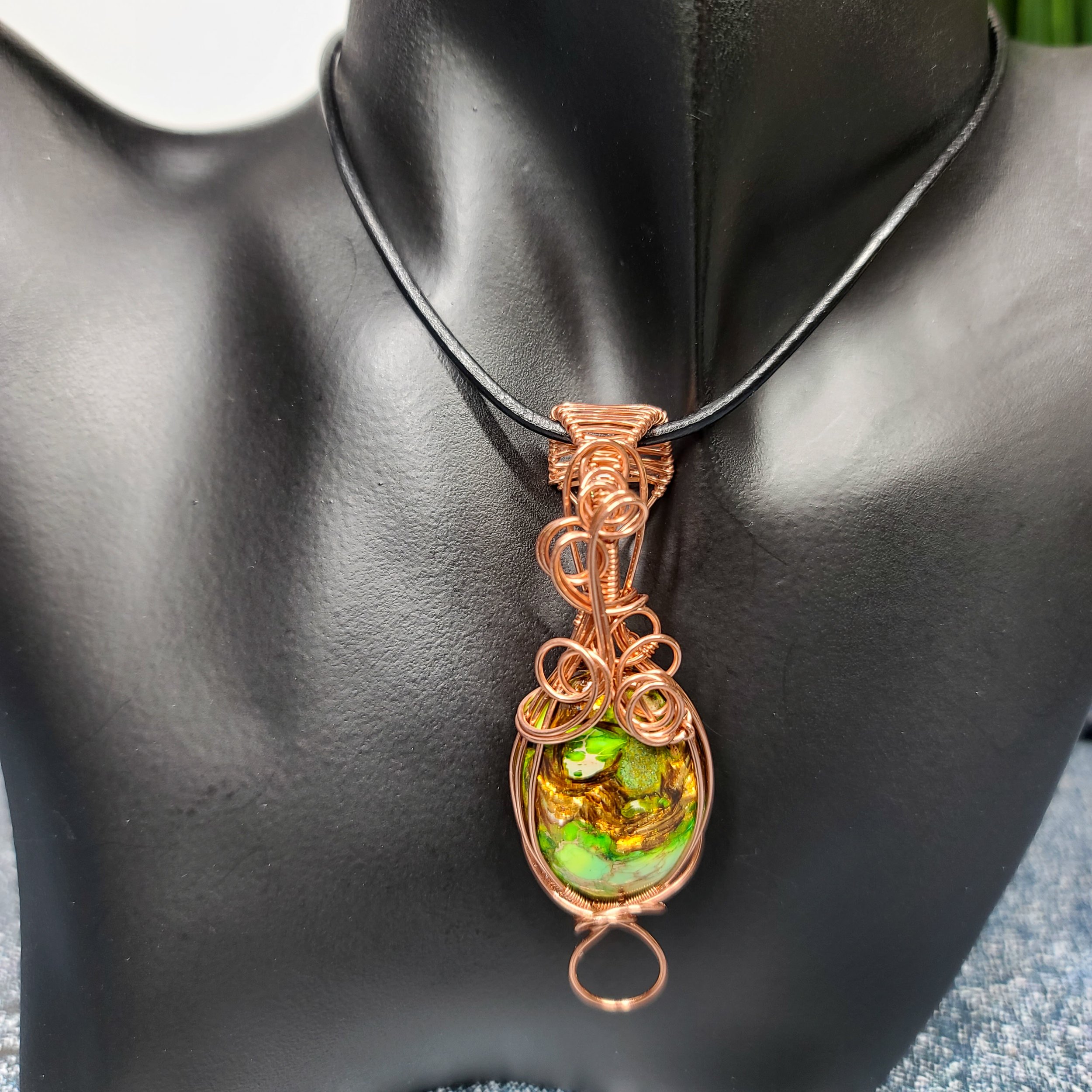 Ulara Moon Impression Jasper Pendant