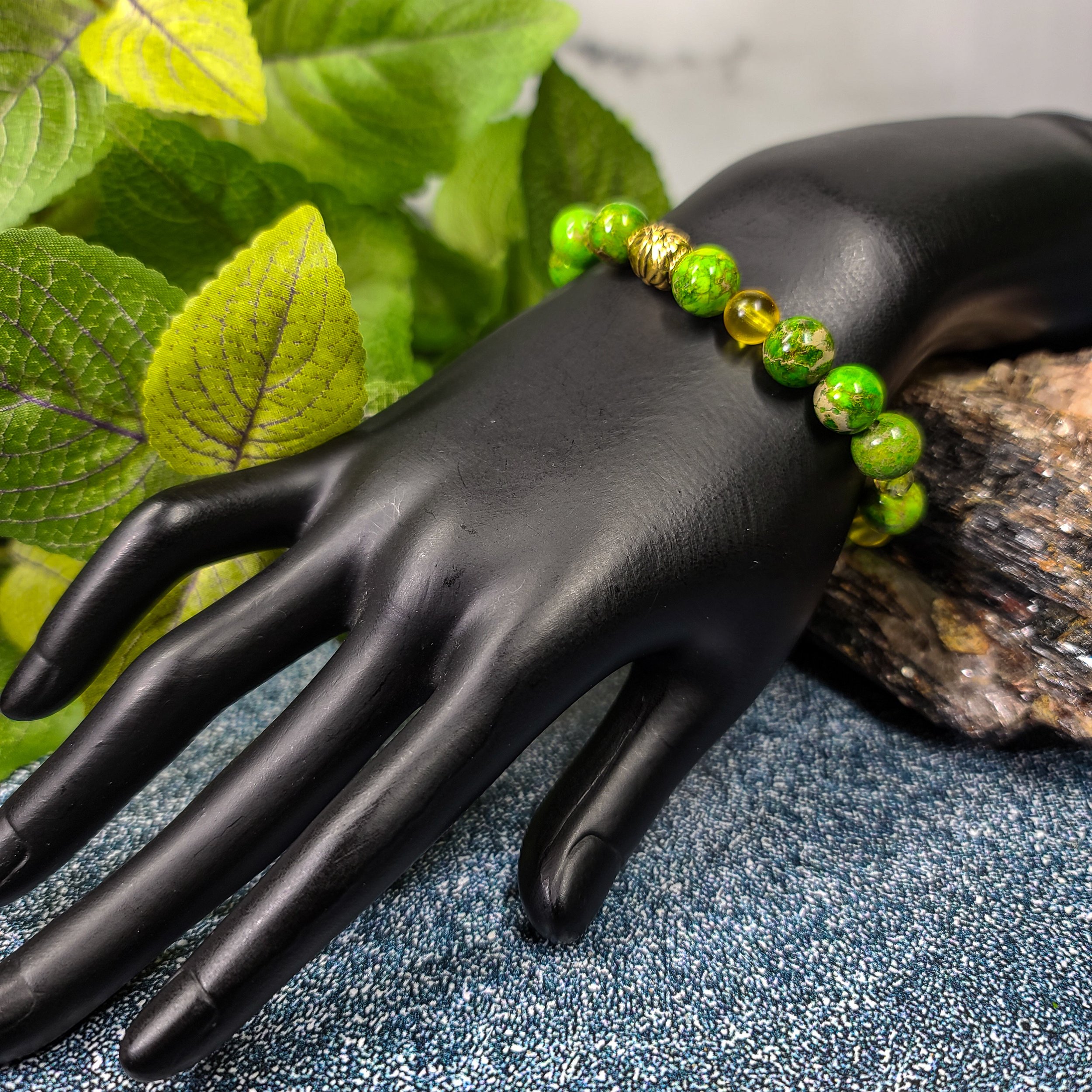Ulara Moon Impression Jasper Bracelet