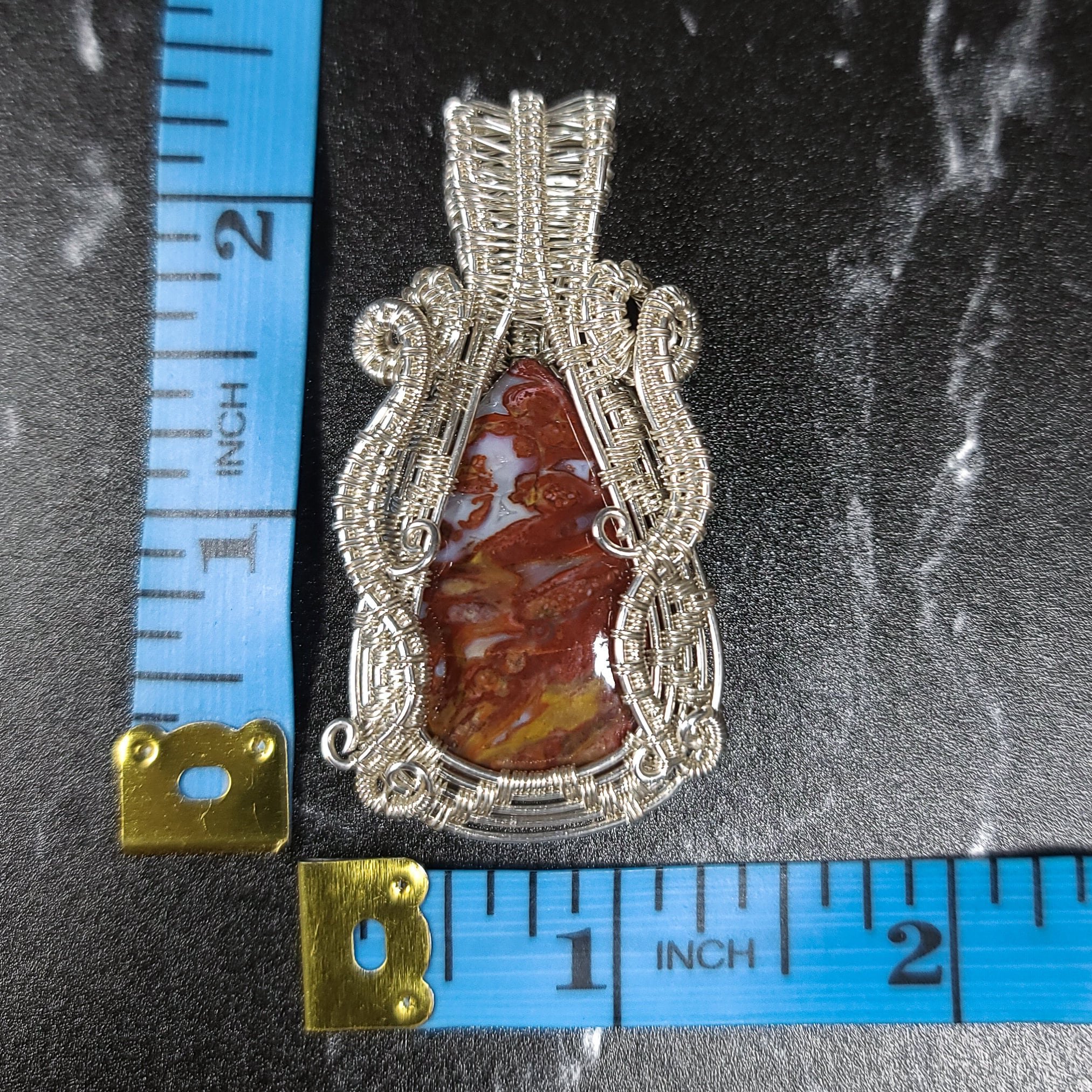 Ulara Moon Ocean Jasper Pendant by Ulara Moon