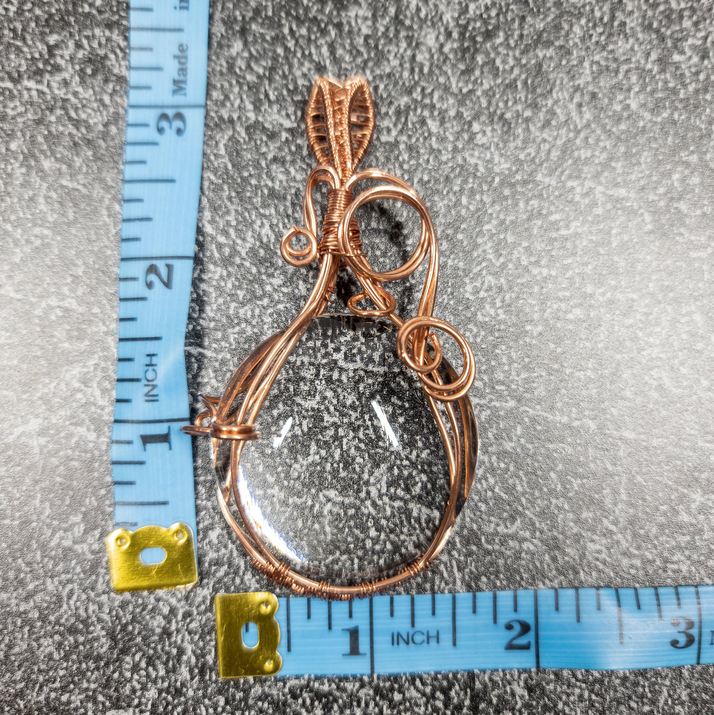 Ulara Moon Pieces by Vailen Glass Crystal Pendant