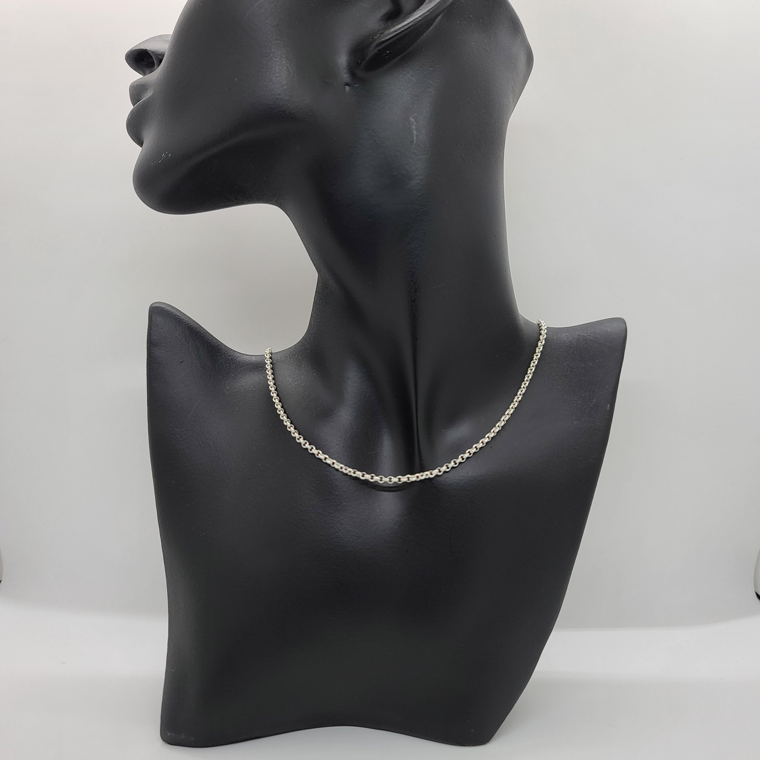 Ulara Moon 2.8mm Sterling Silver Rolo Chain