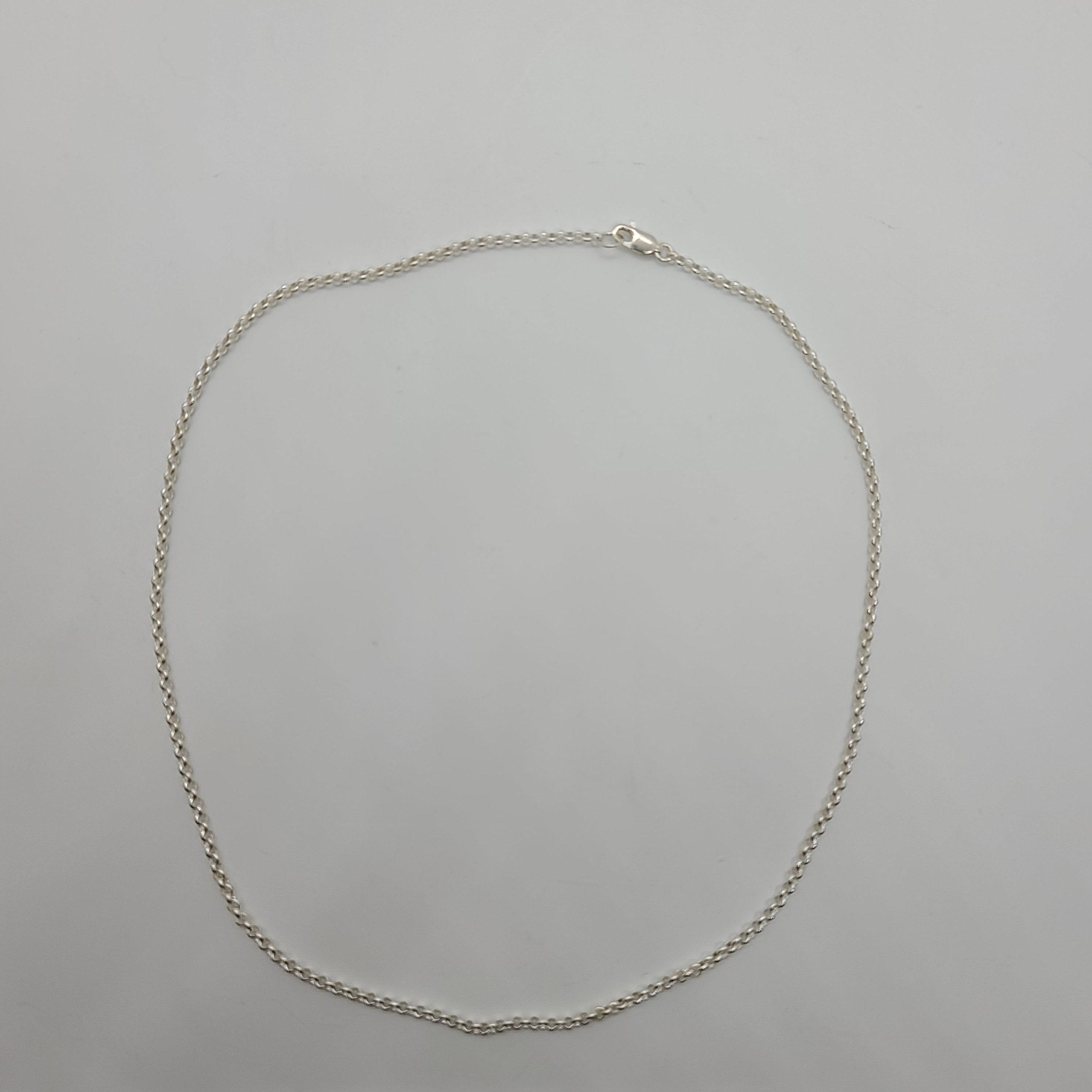 Ulara Moon 2.8mm Sterling Silver Rolo Chain