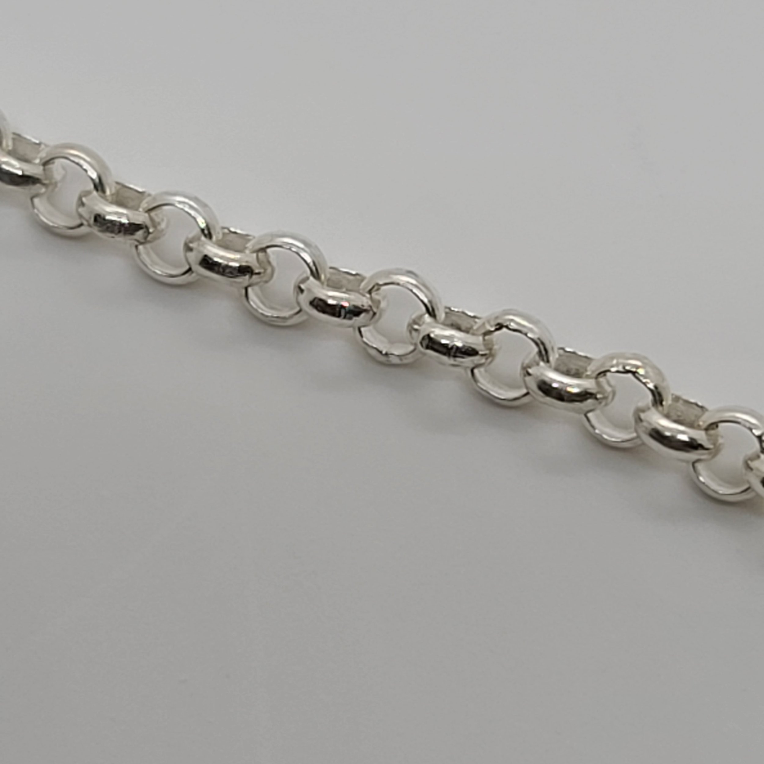 Ulara Moon 2.8mm Sterling Silver Rolo Chain