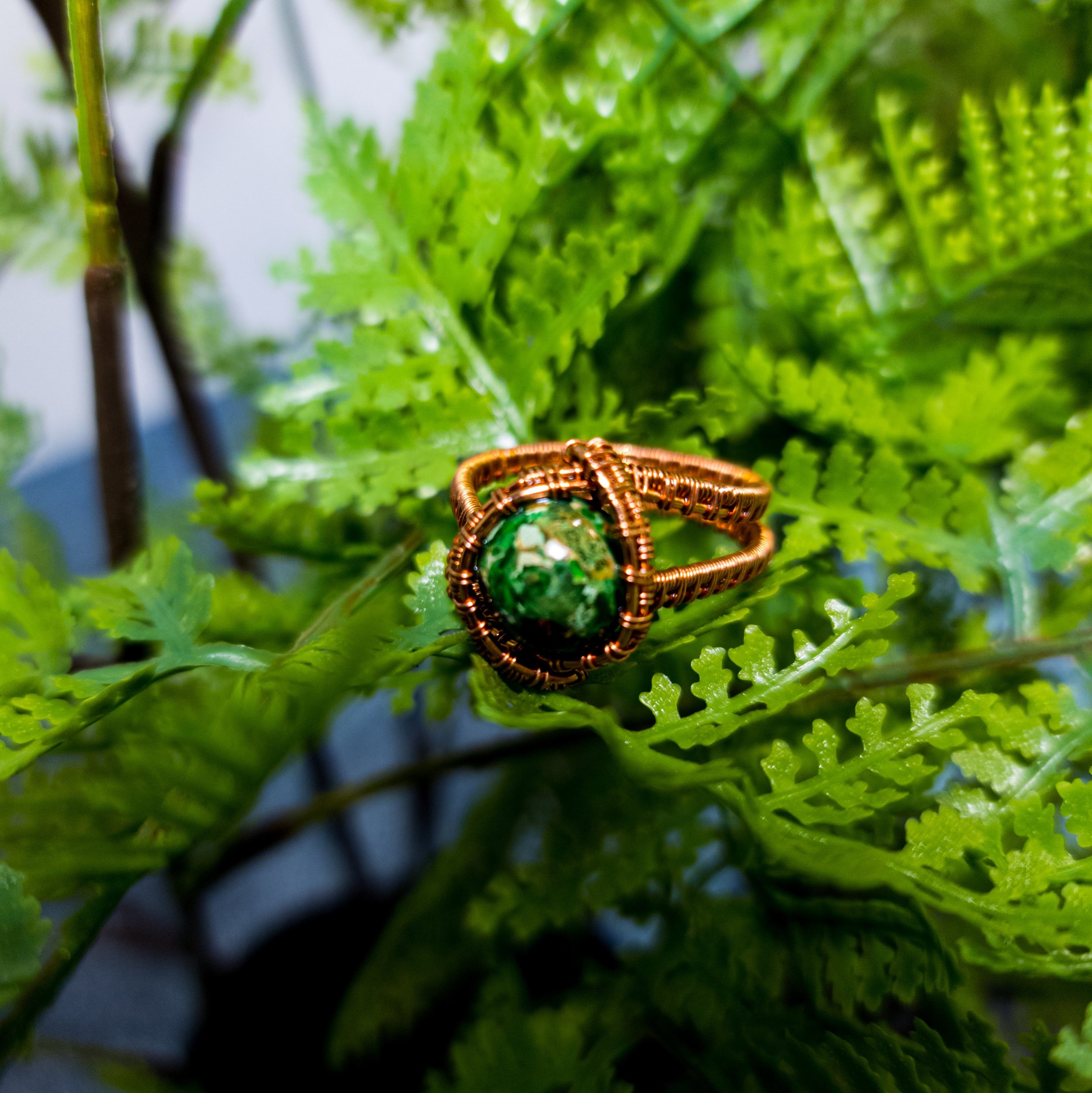 Ulara Moon Imperial Jasper Ring by Ulara Moon