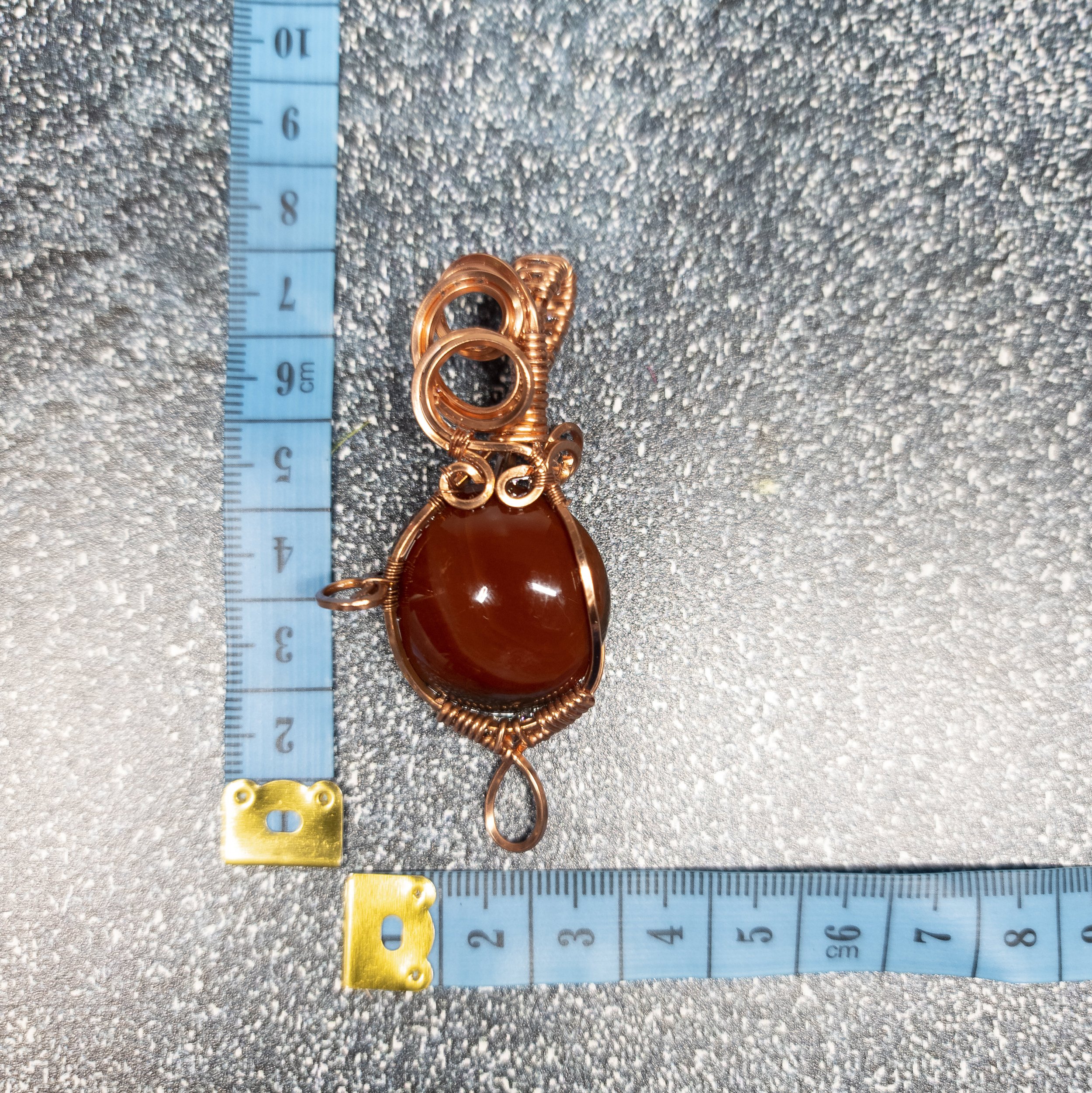 Ulara Moon Carnelian Pendant by Vailen