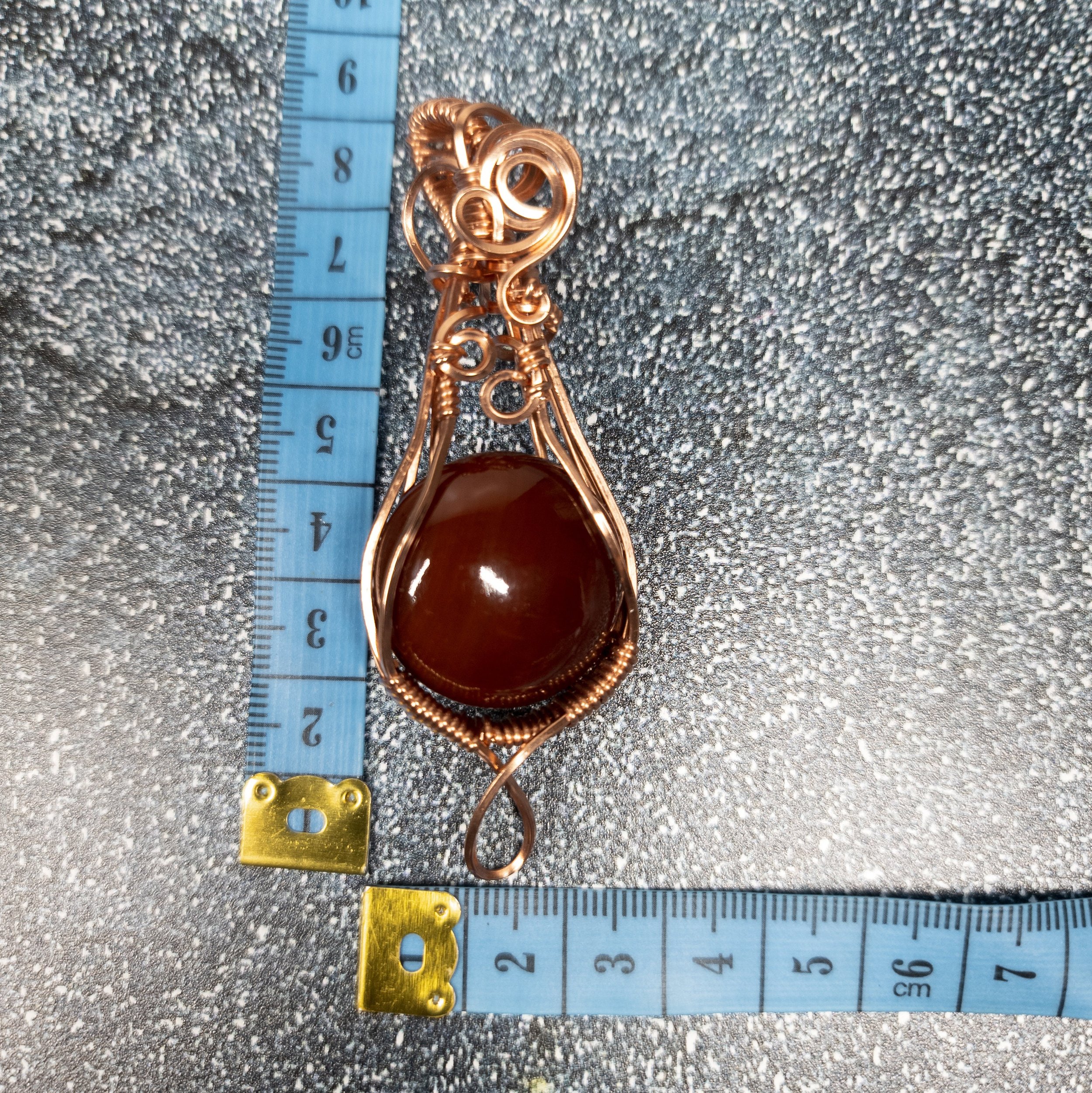 Ulara Moon Carnelian Pendant by Vailen