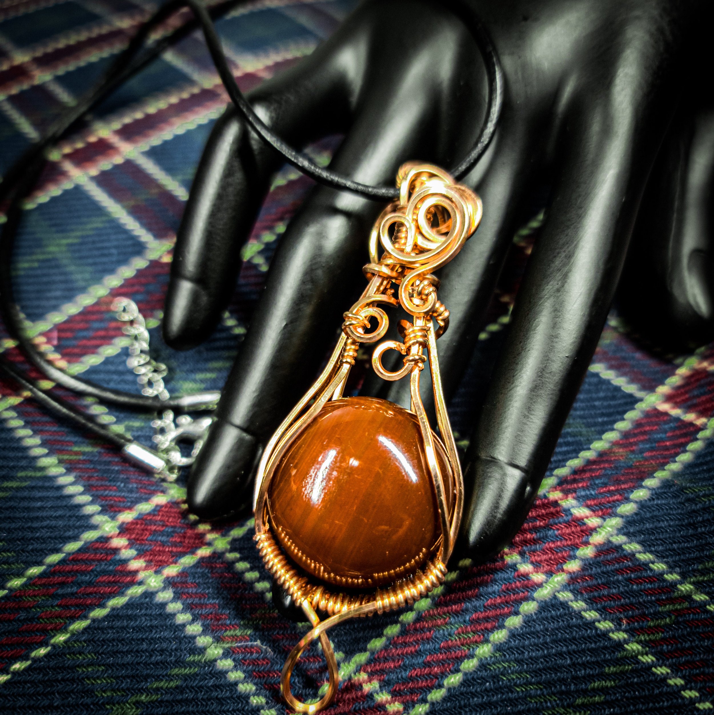 Ulara Moon Carnelian Pendant by Vailen
