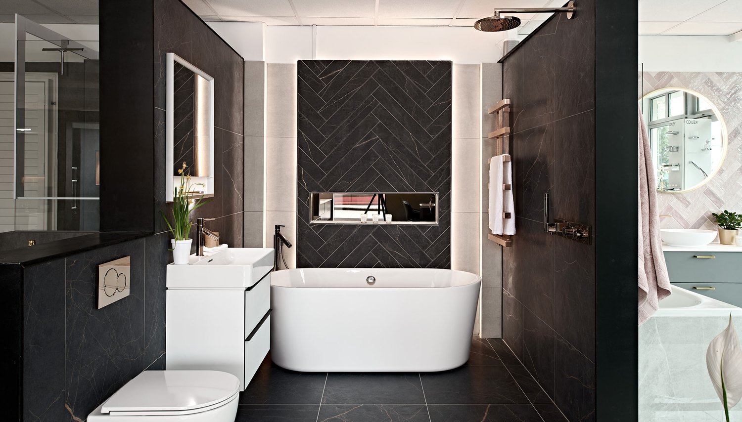 A bathroom design sample from Ripples Chelmsford Showroom