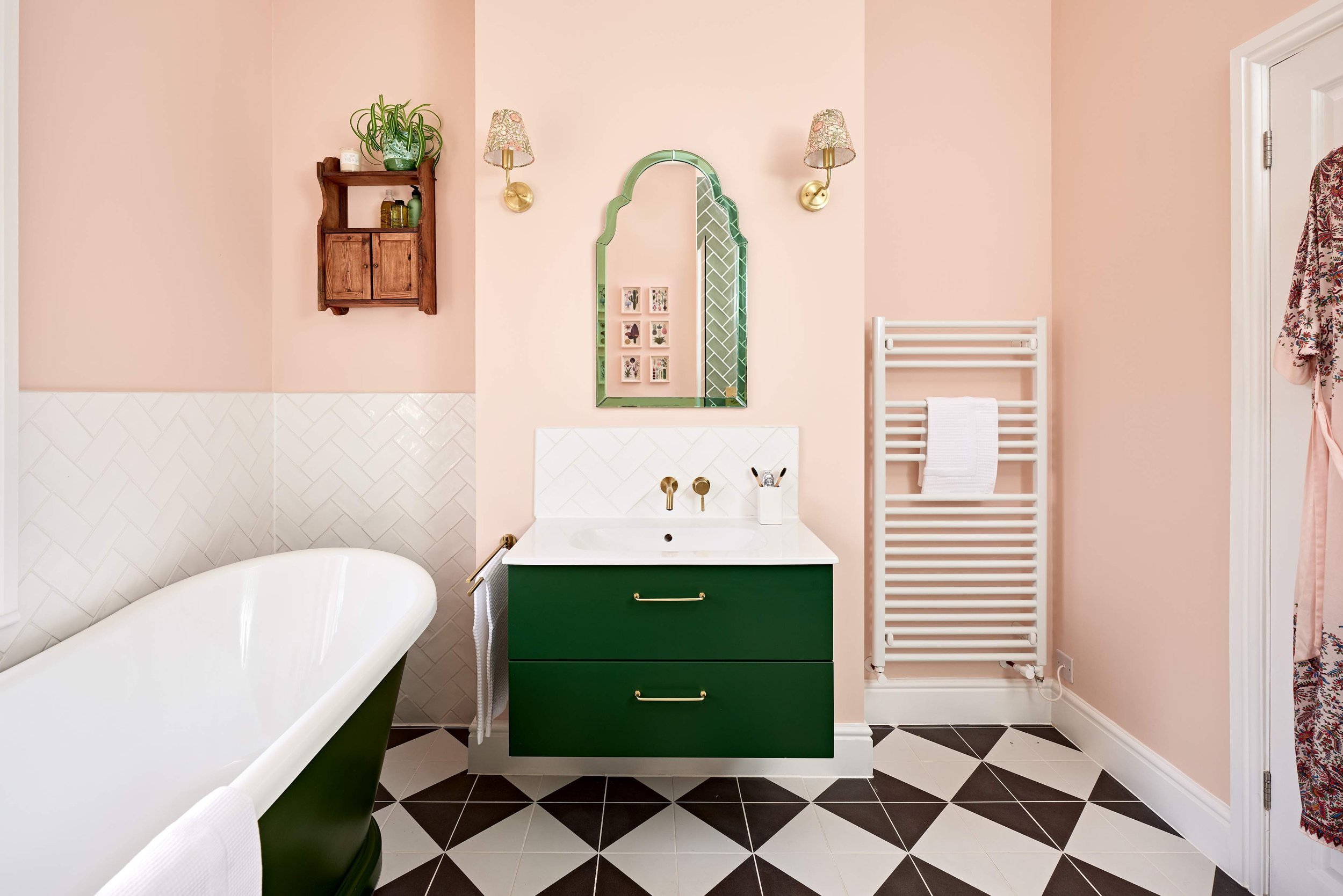 bathroom-with-green-vanity-unit-andchequerboard-floor.jpg