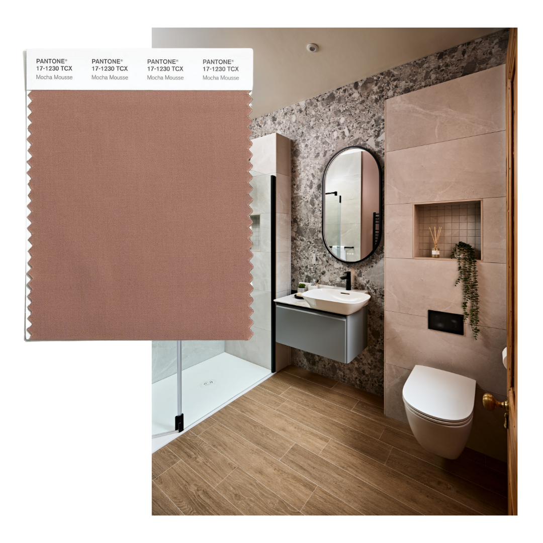 Bathroom Décor: Welcoming Mocha Mousse