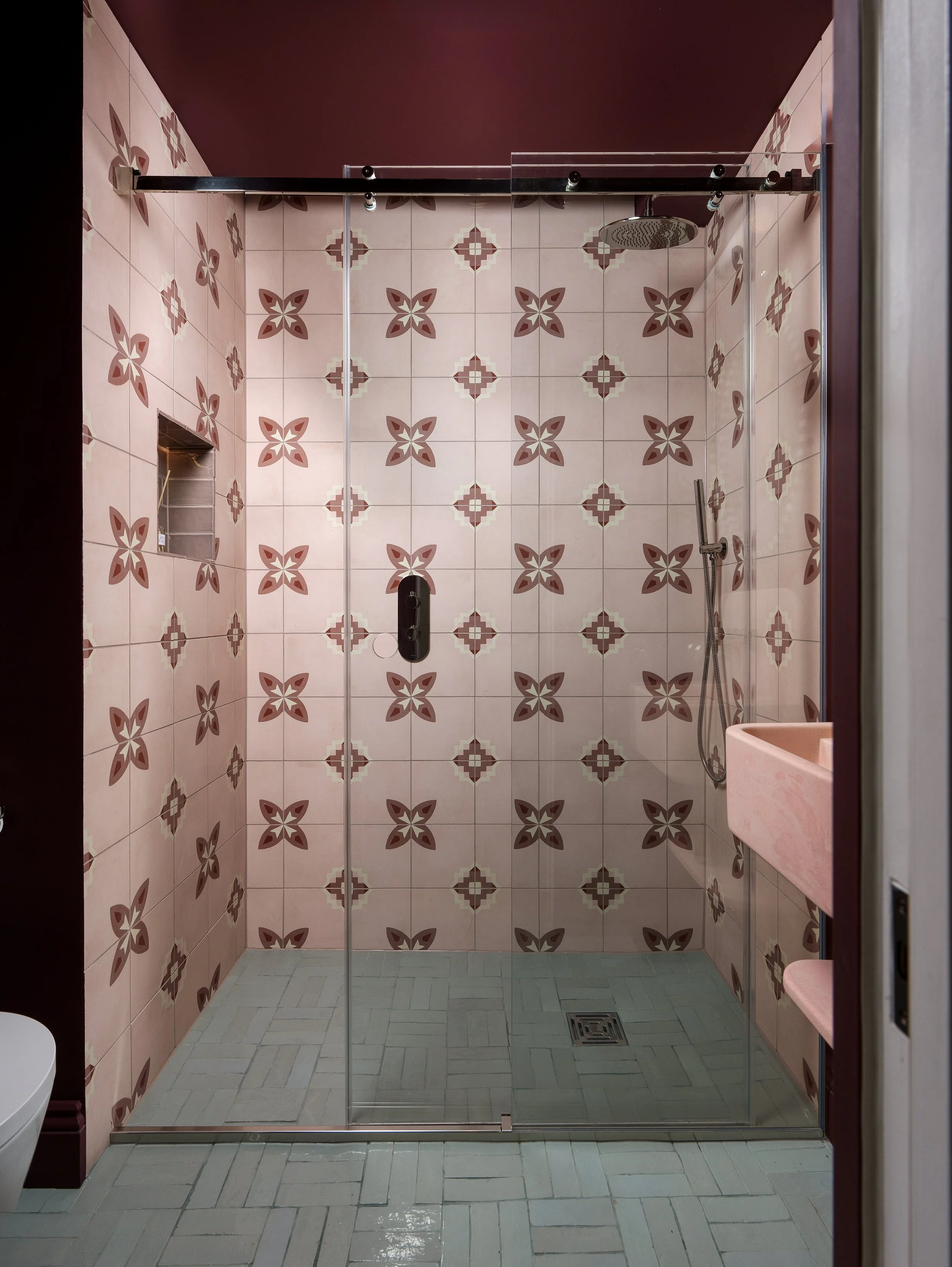 Designer advice: How to Have Fun with Patterned Bathroom Tiles&nbsp;
