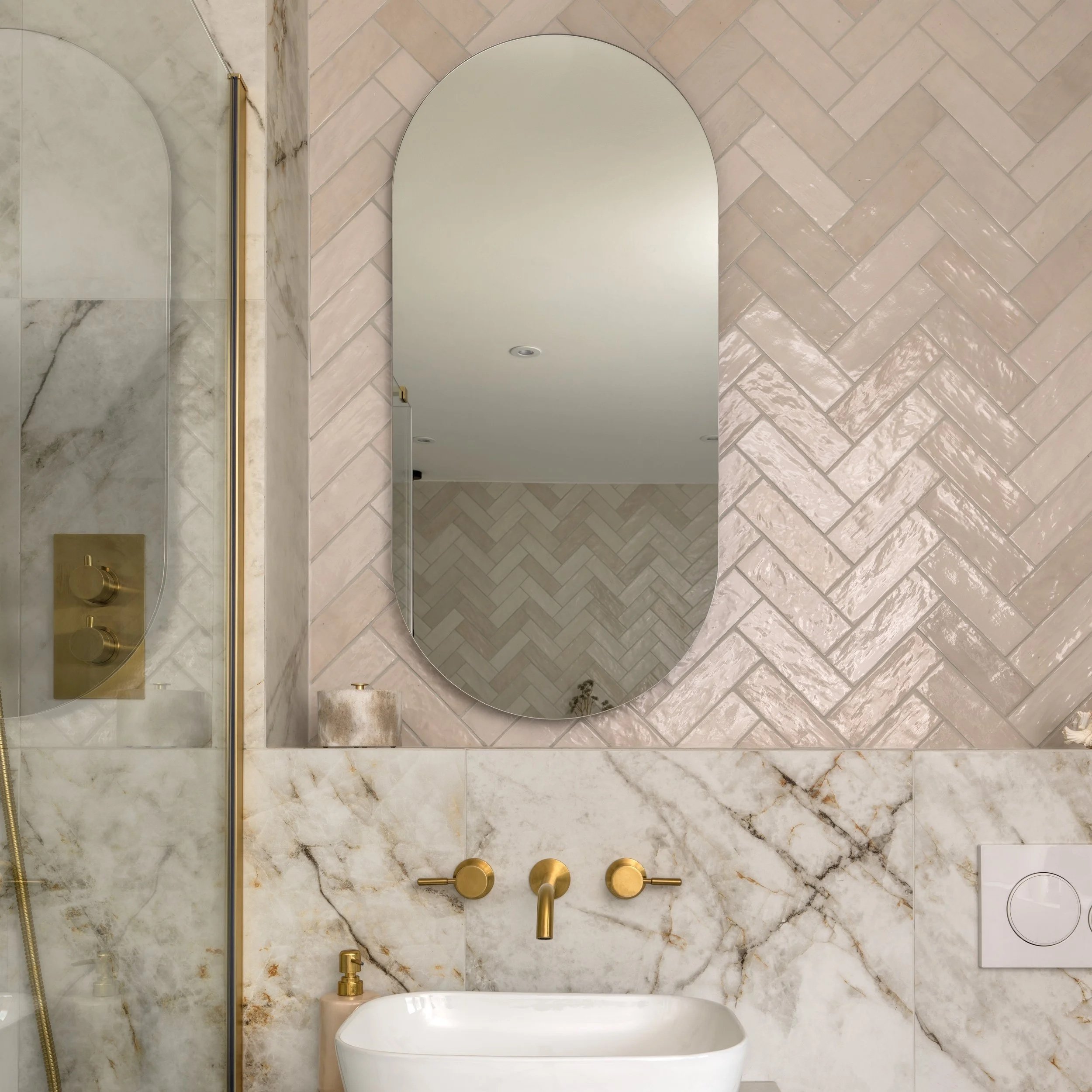 Designer advice: Mix, Don’t Match, The New Rules of Combining Bathroom Tiles&nbsp;
