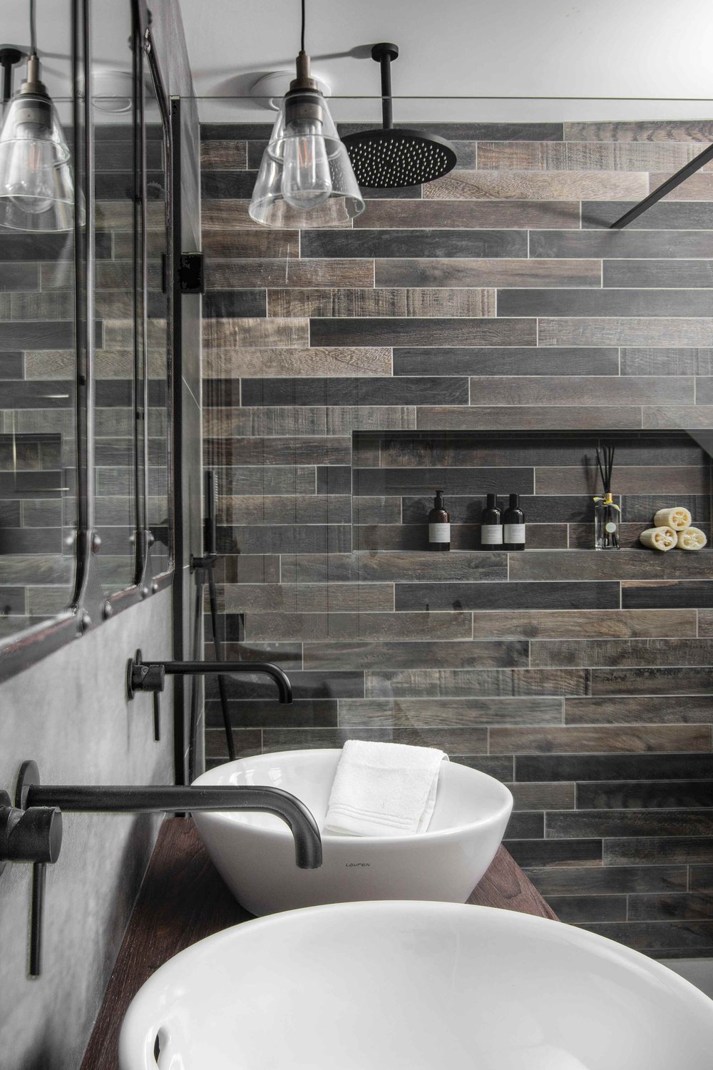 Bathroom Design: Industrial Family Bathroom