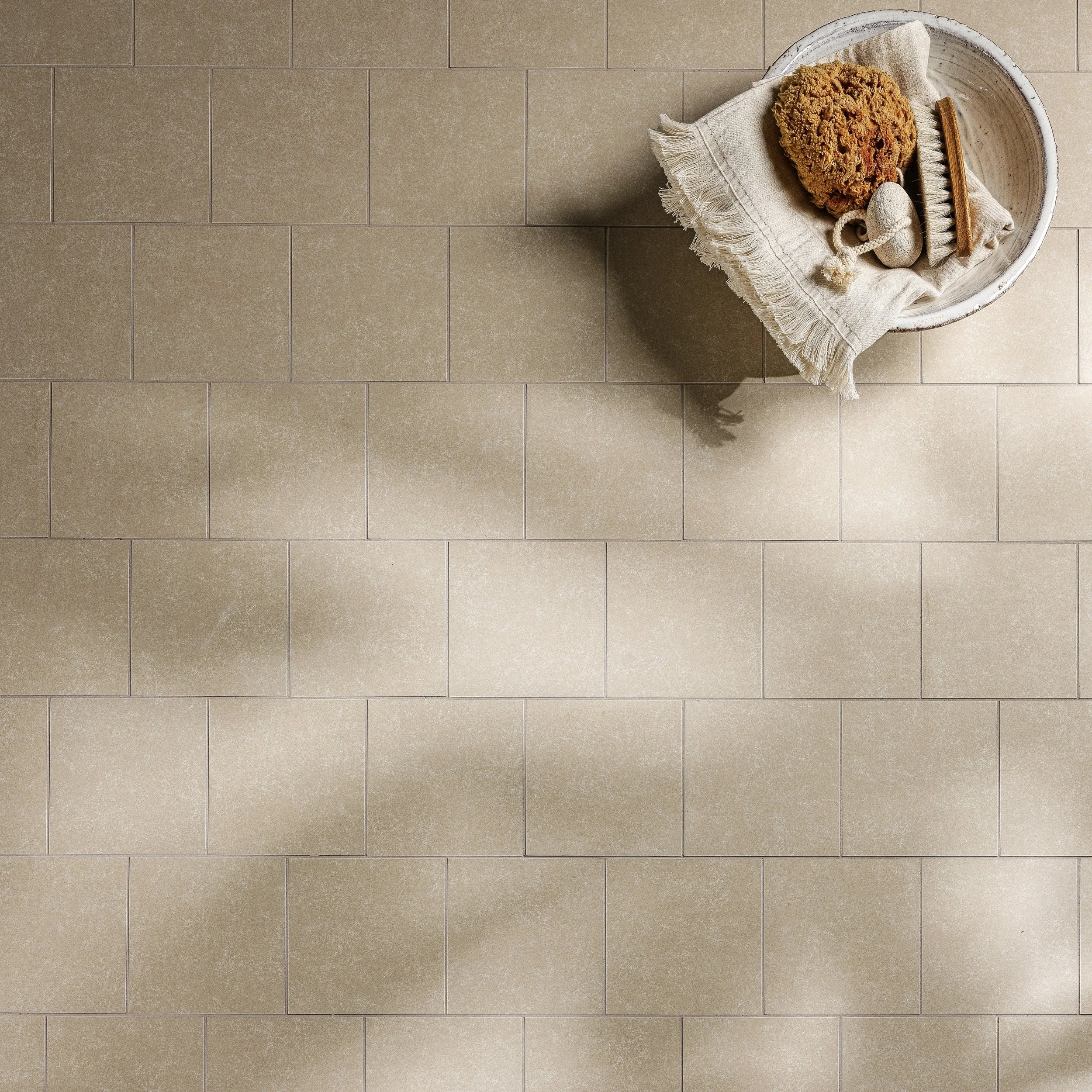 Linen square tiles