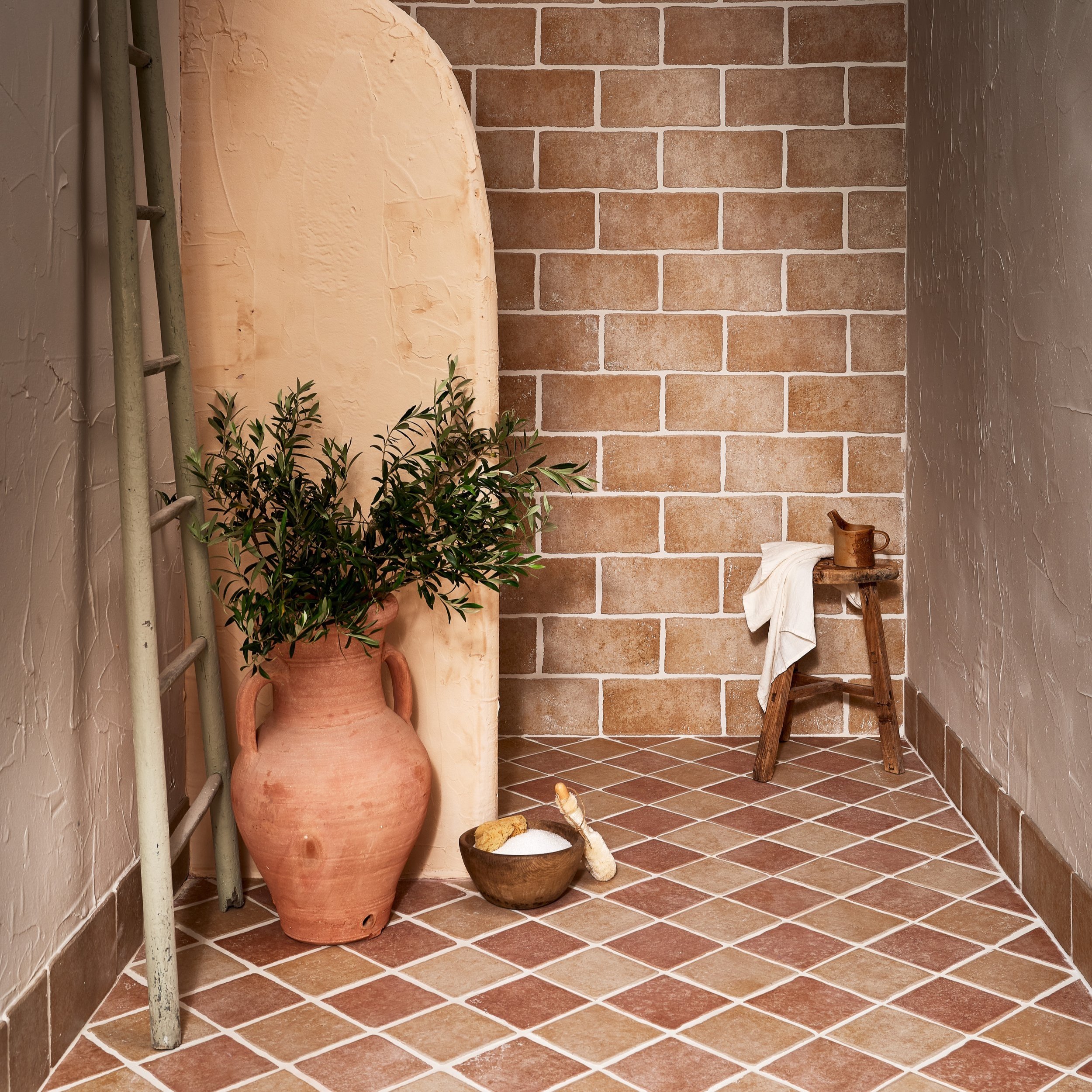 Porcelain moroccan bathroom tile
