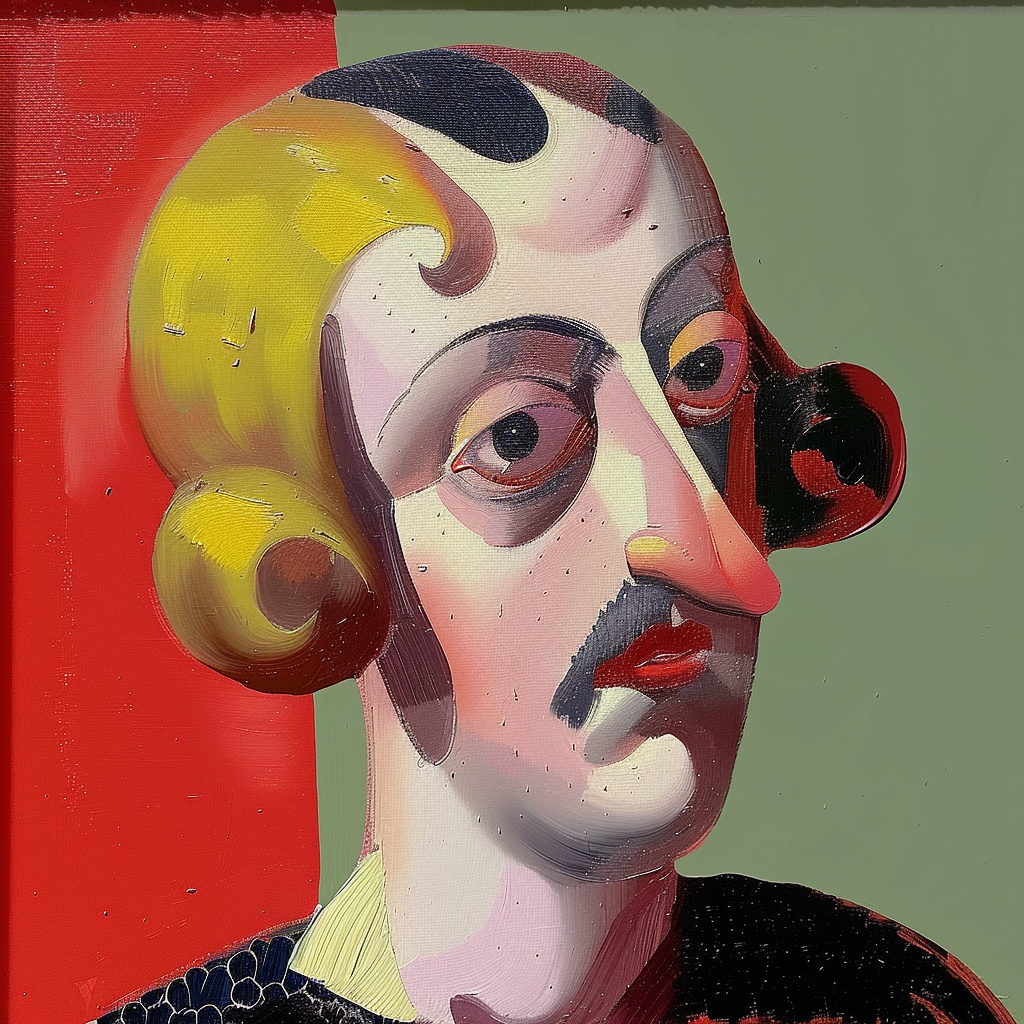 Rememberer, Oil and Acrylic on Canvas, 16" x 16", 2023