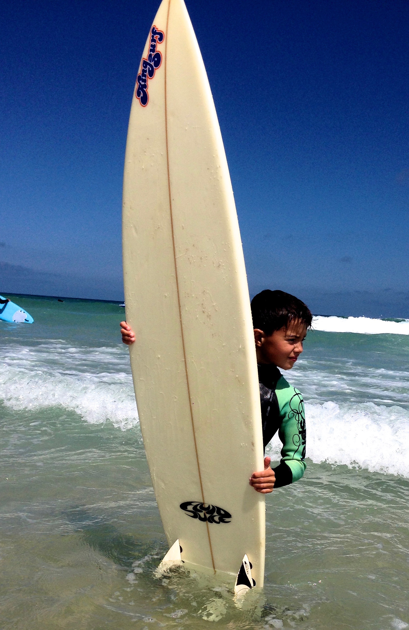 Surfing in Sicily