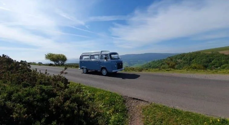 Scenic views in Bluebell Campervan