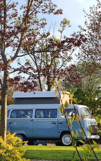 Camping in Bluebell Campervan