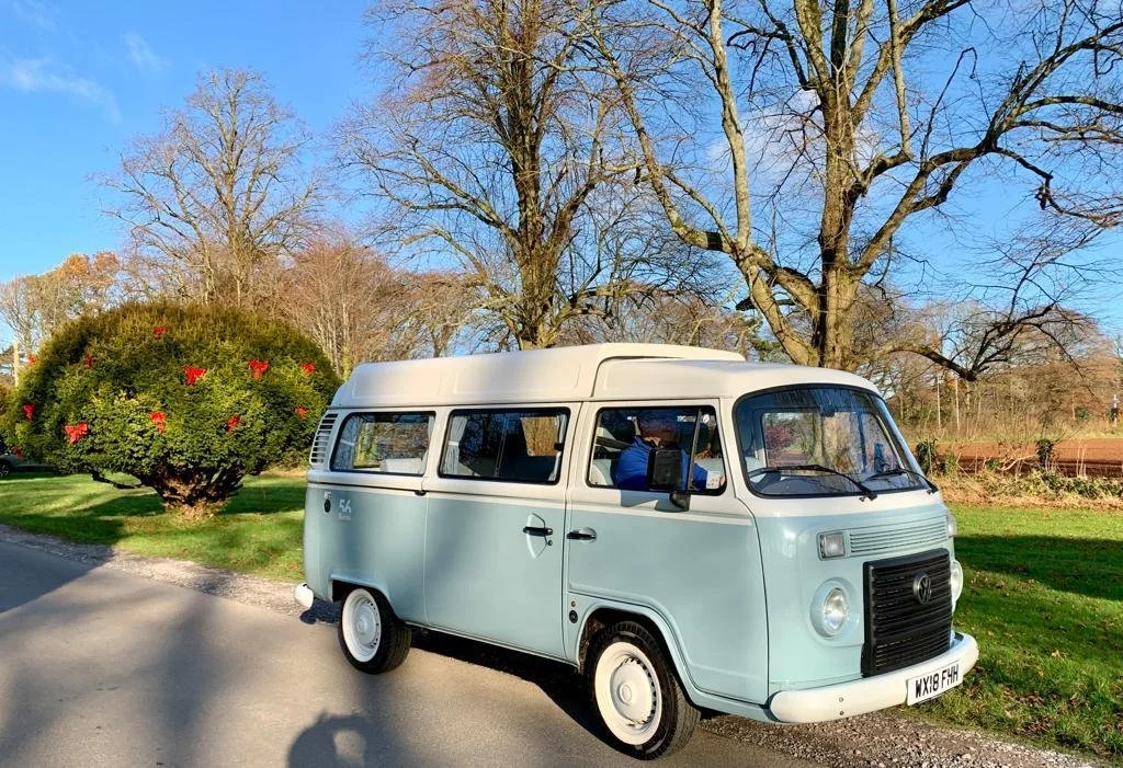 Travelling in Bluebell Campervan