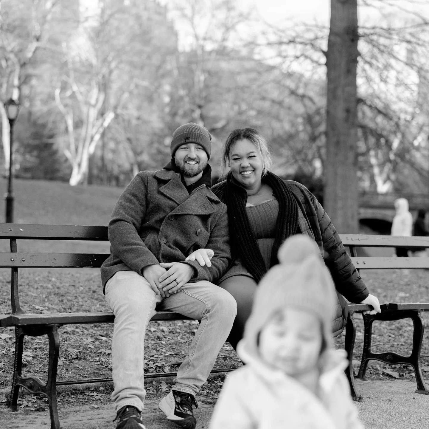 Ran into some familiar faces &mdash; the Mathis family 🤍