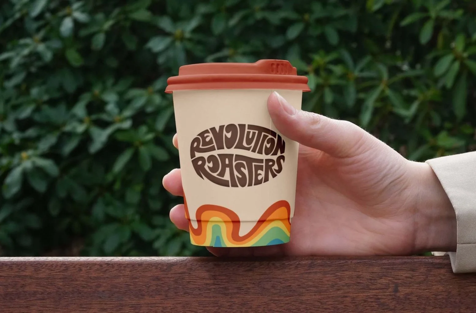 Handcrafted identity for a retro coffee brand.