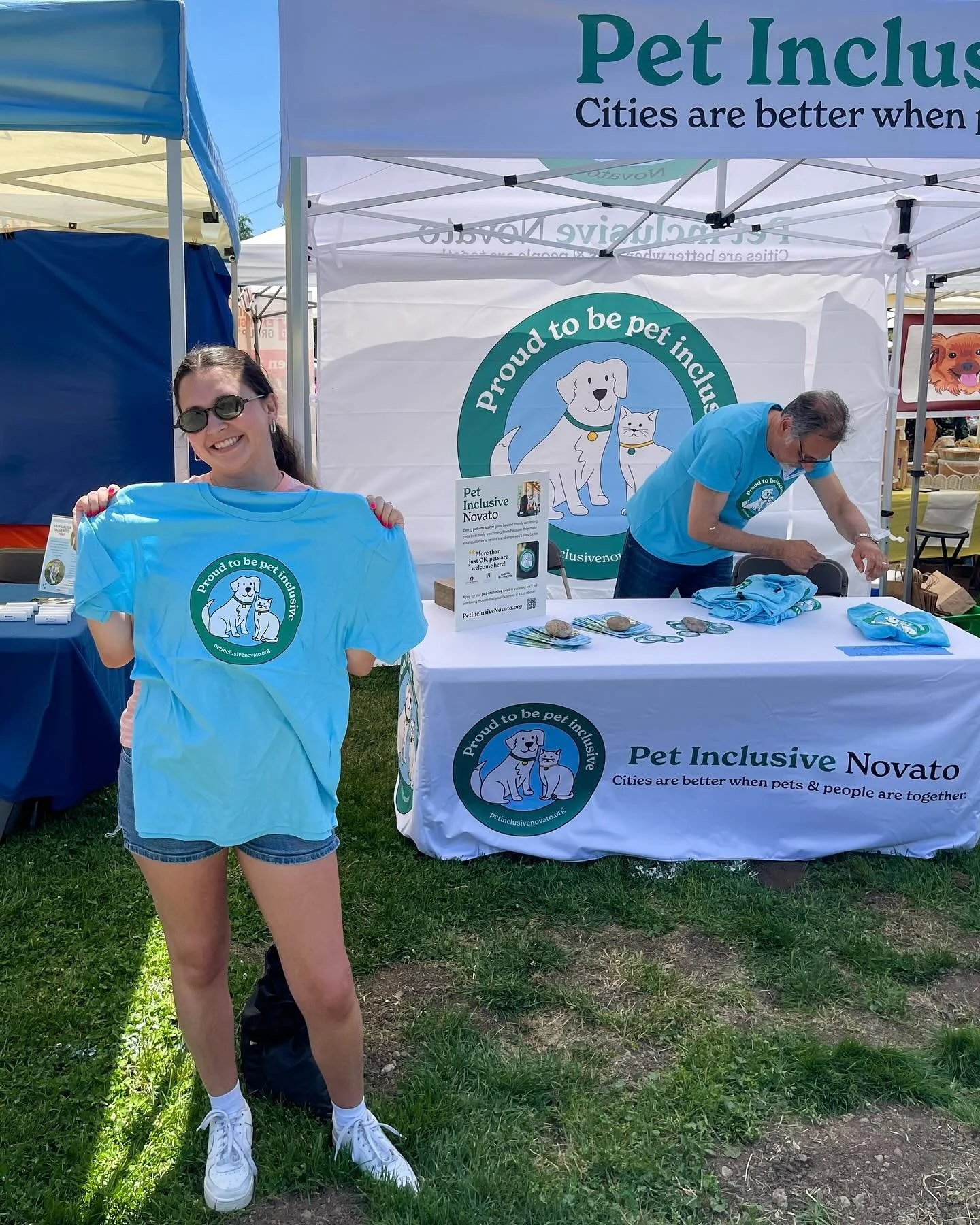 got to see the branding I created for Pet Inclusive Novato yesterday at Woofstock! proud to be a part of this pawsitive project that celebrates pet-friendly spaces 🐶🐾🦴

⚡️ @goodstuffpartners client work