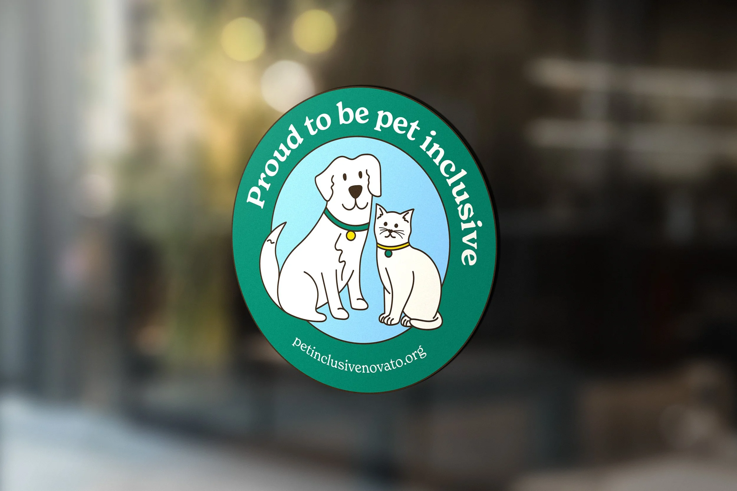 Pawsitive branding for Novato's pets.